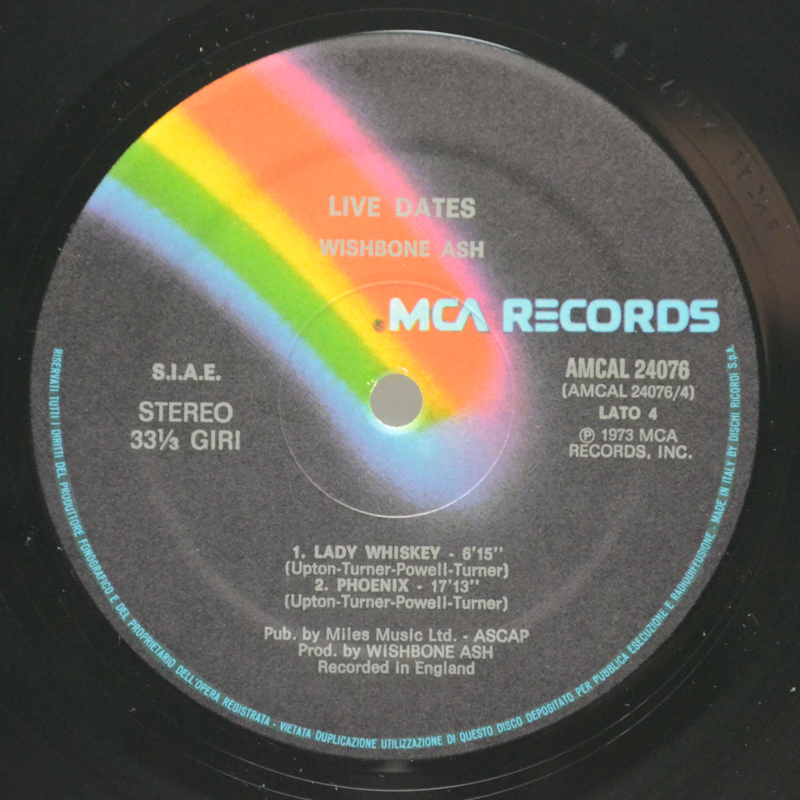 Wishbone Ash — Live Dates (2LP, booklet), 1973