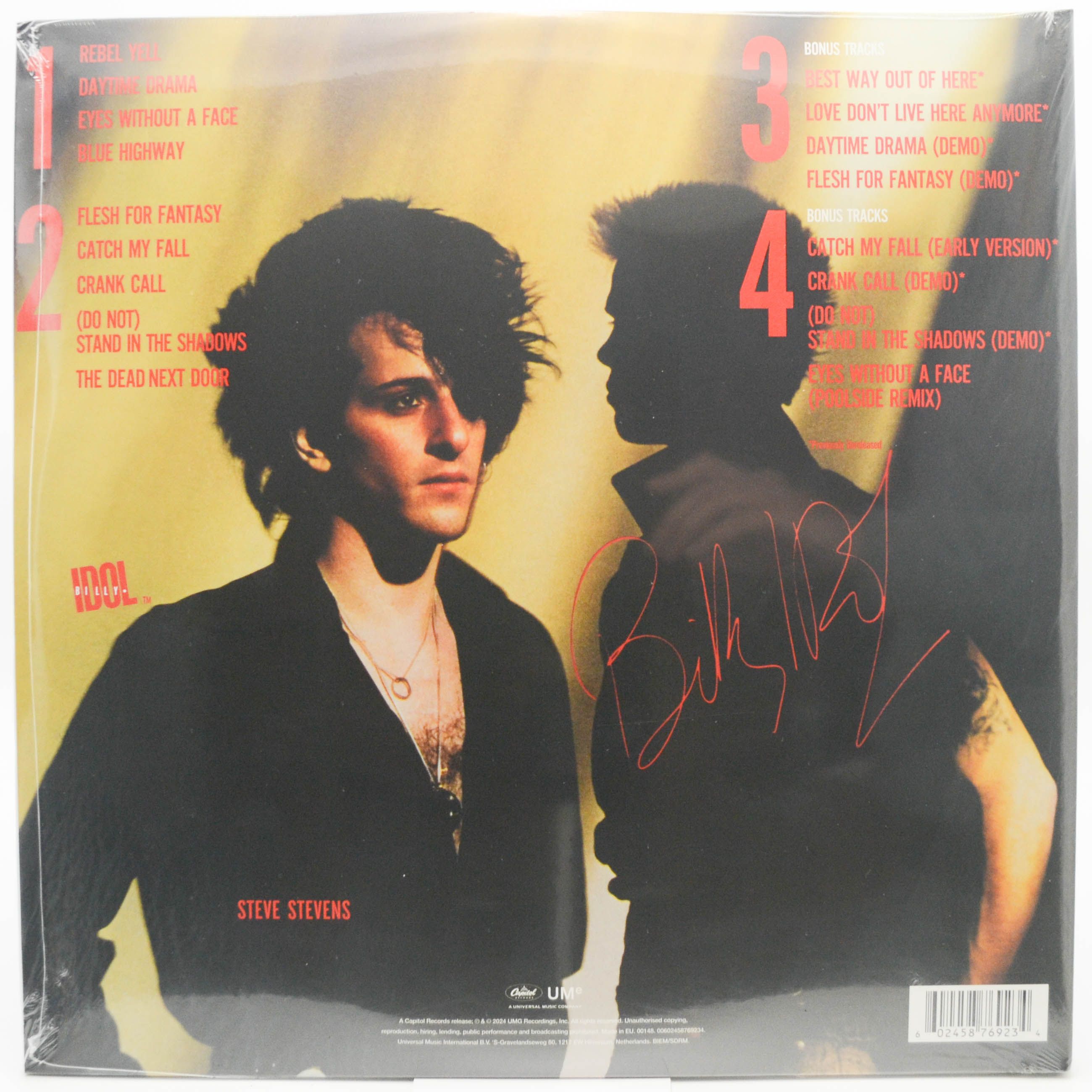 Billy Idol — Rebel Yell (2LP), 1983