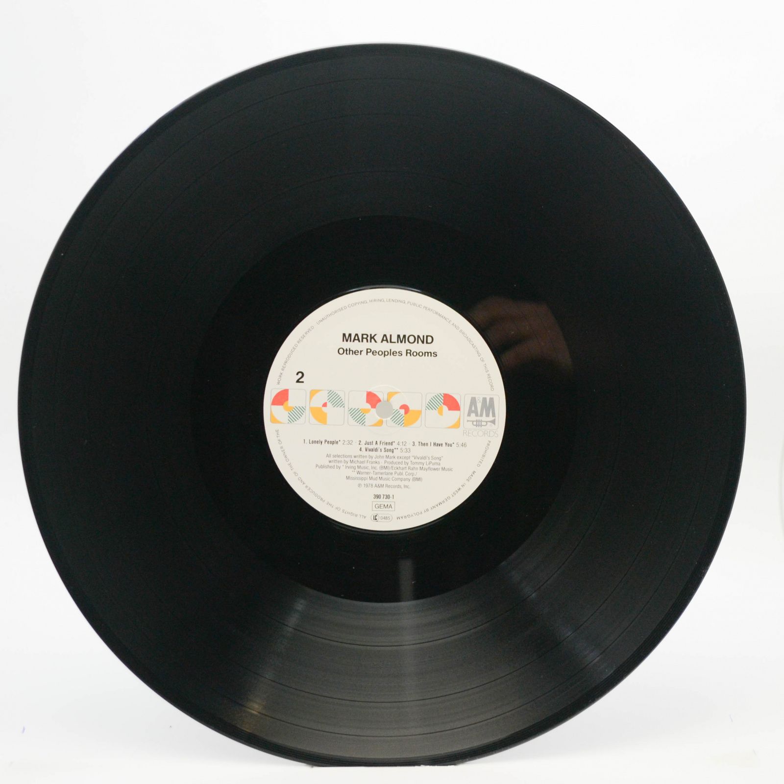 Mark Almond — Other Peoples Rooms, 1978