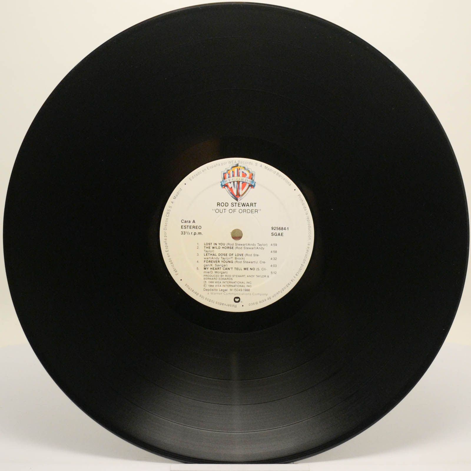 Rod Stewart — Out Of Order, 1988