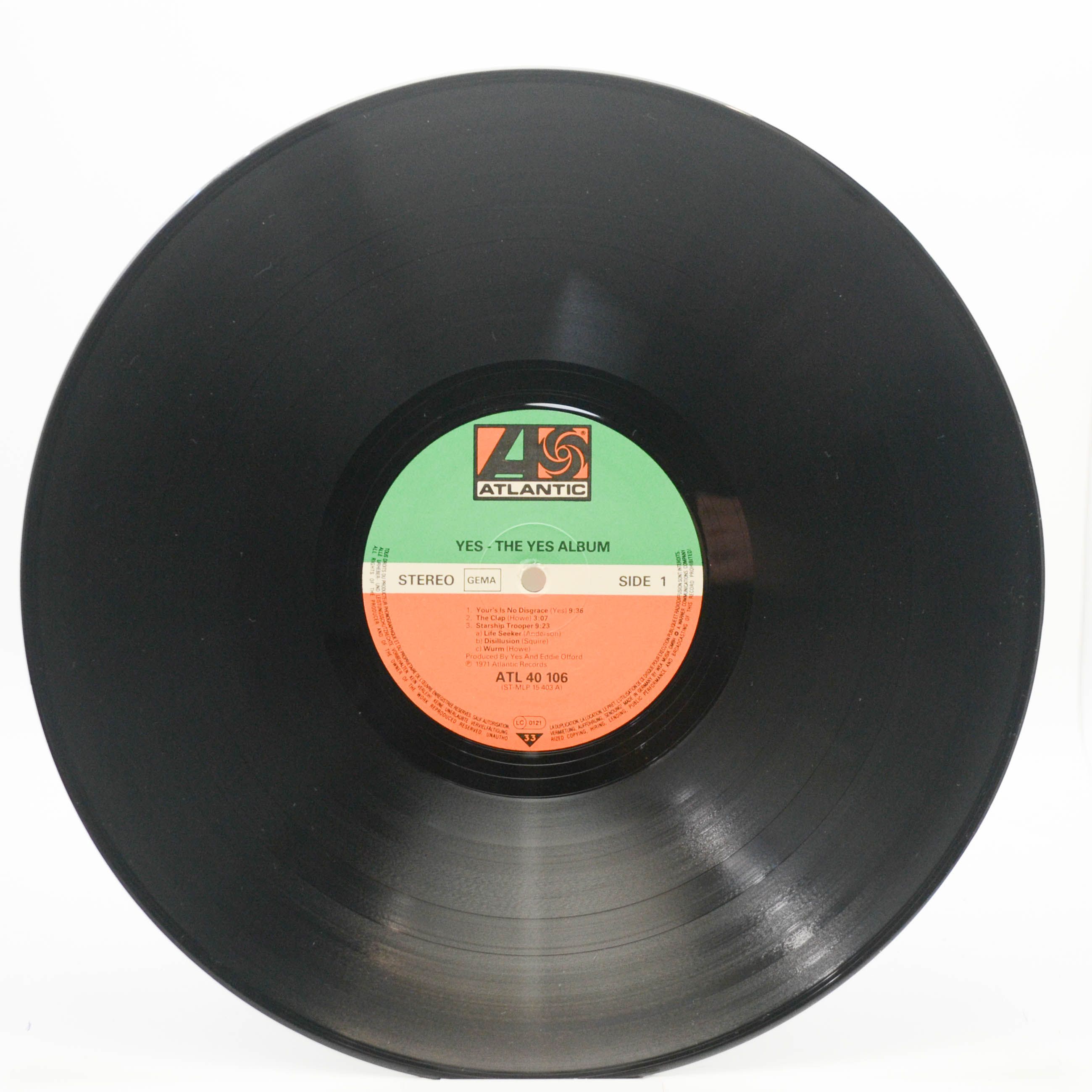 Yes — The Yes Album, 1971