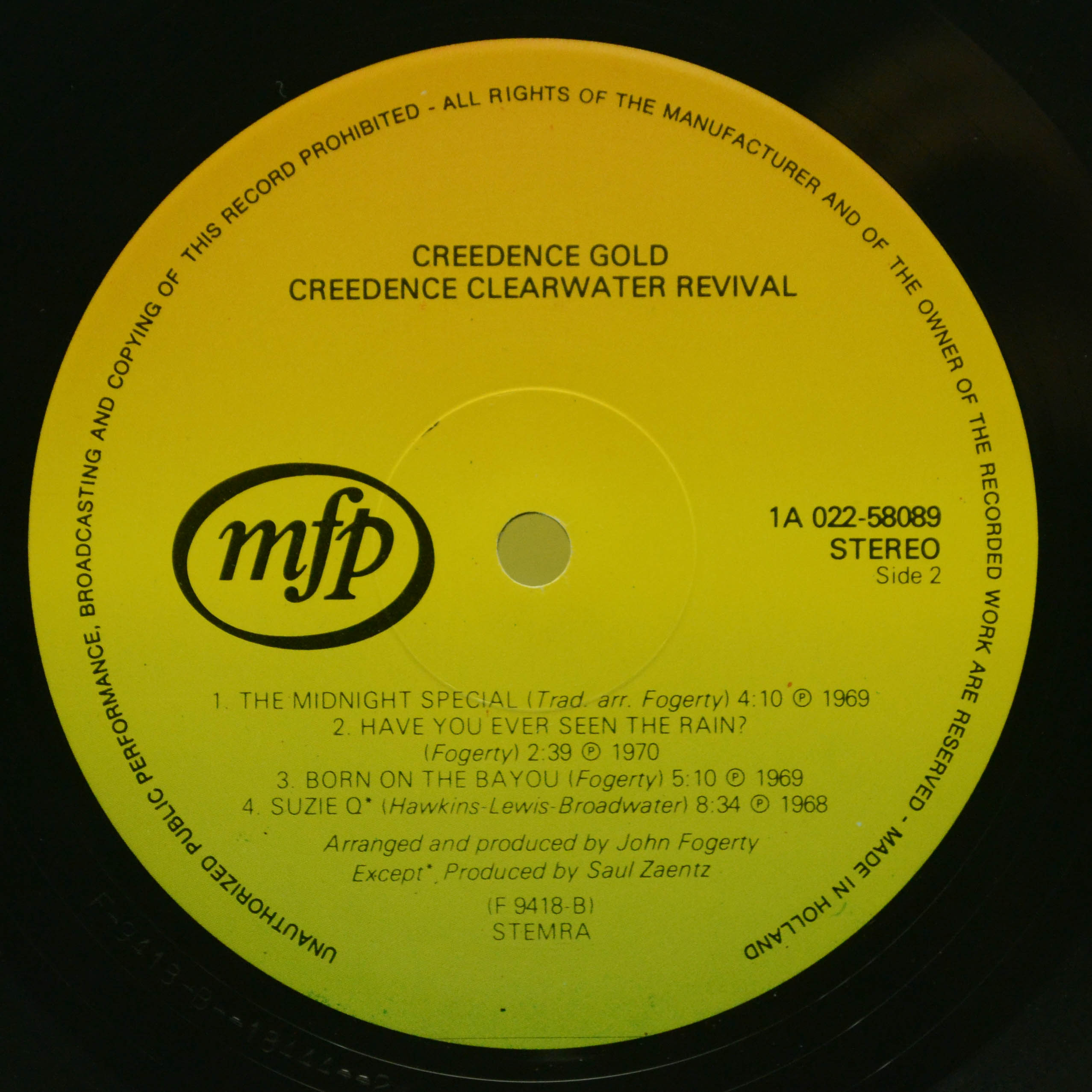 Creedence Clearwater Revival — Creedence Gold, 1980