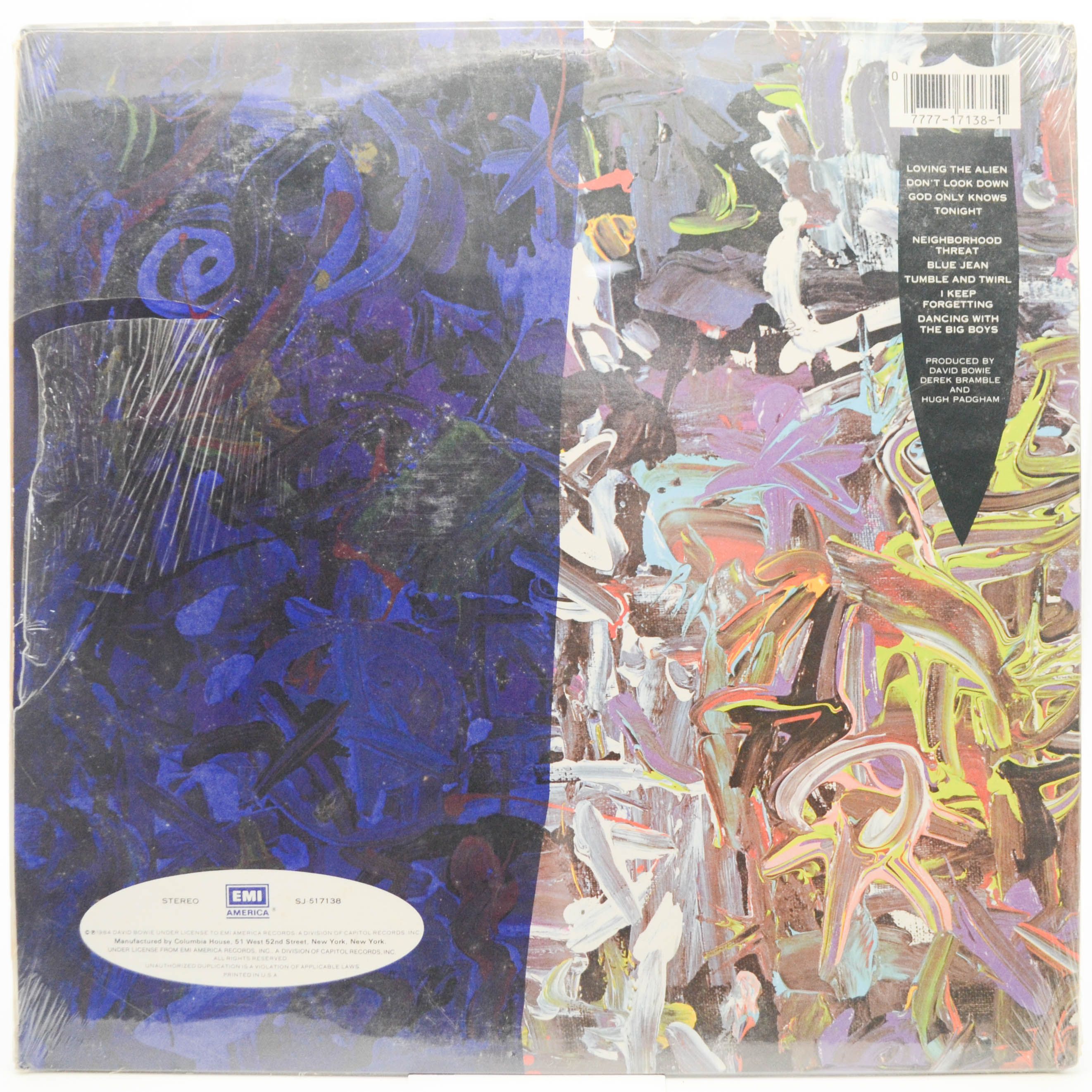 David Bowie — Tonight (USA), 1984