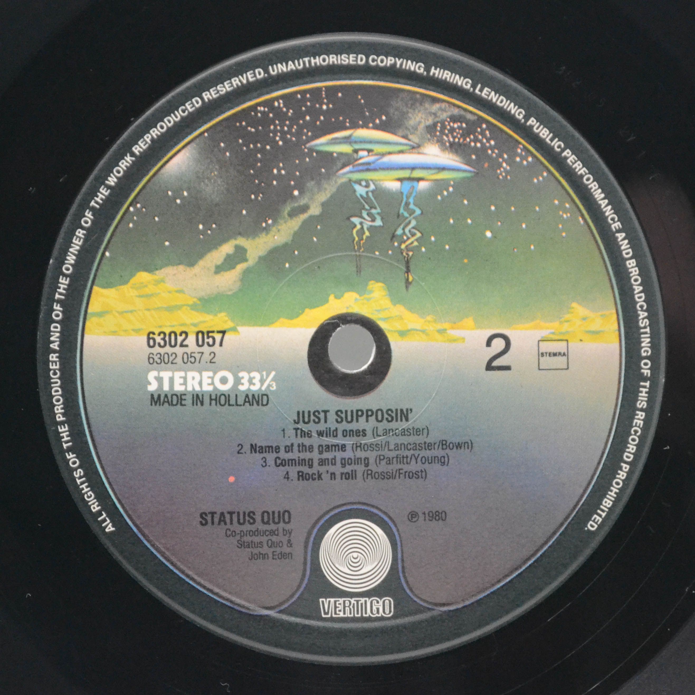 Status Quo — Just Supposin', 1980