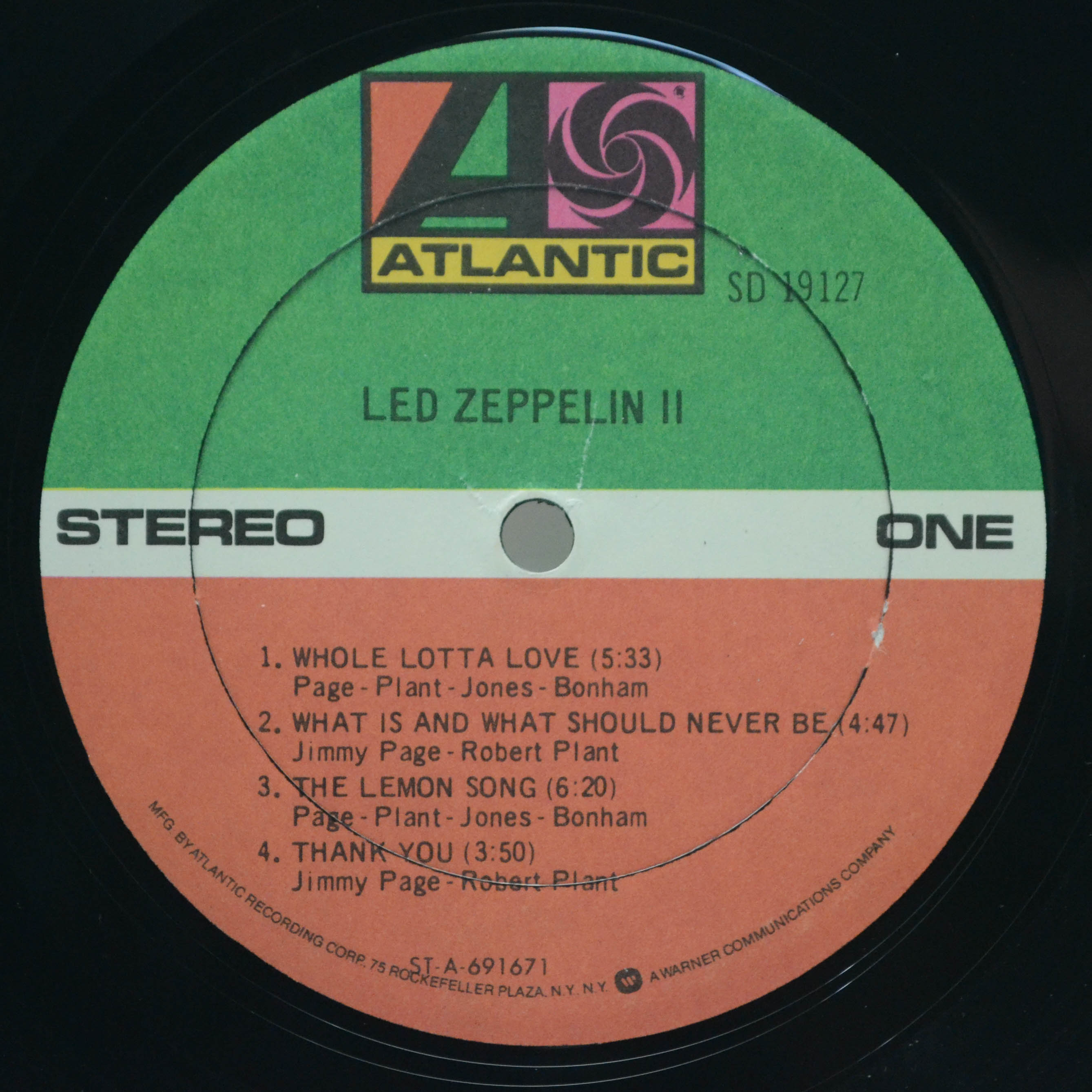 Led Zeppelin — Led Zeppelin II (USA), 1969