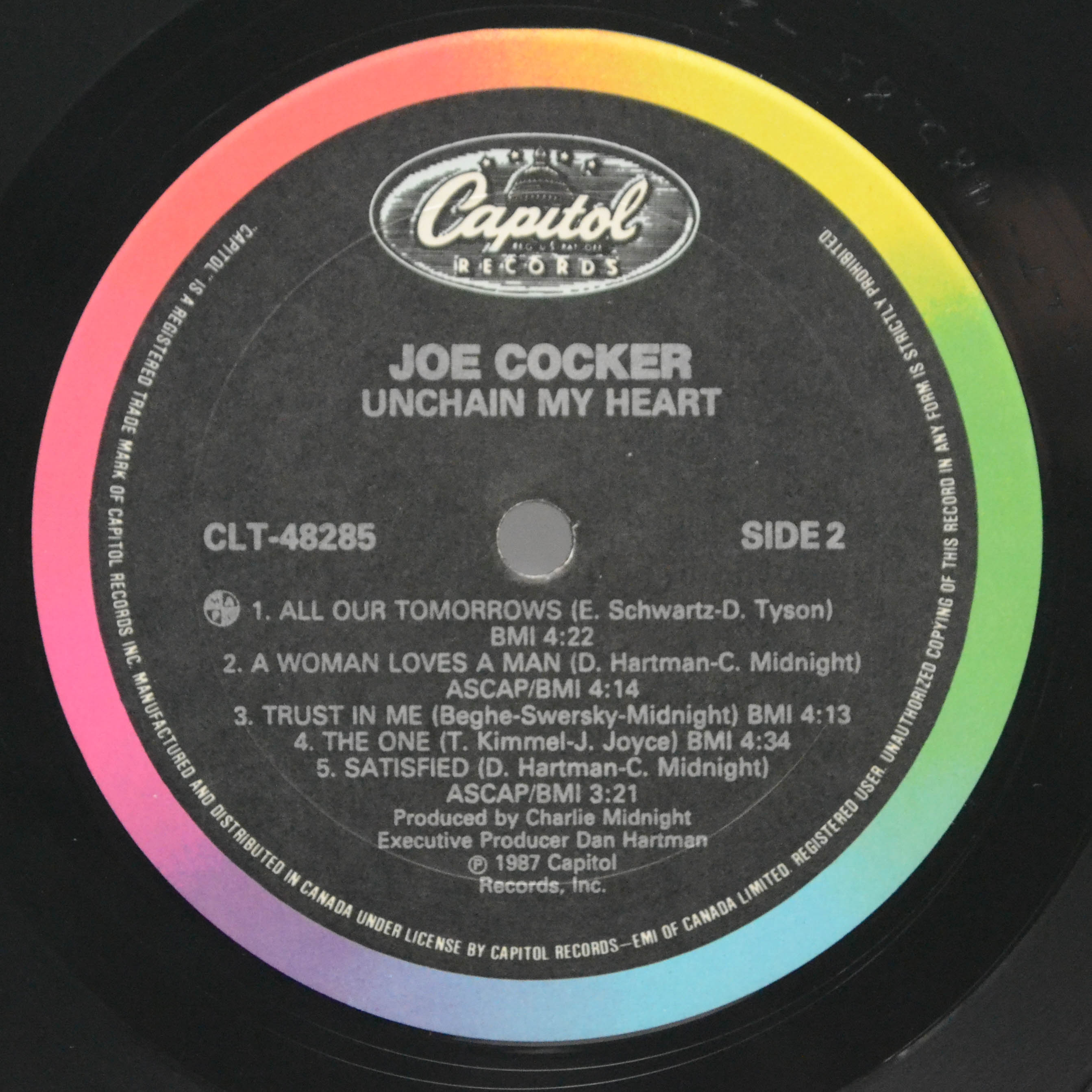 Joe Cocker — Unchain My Heart, 1987