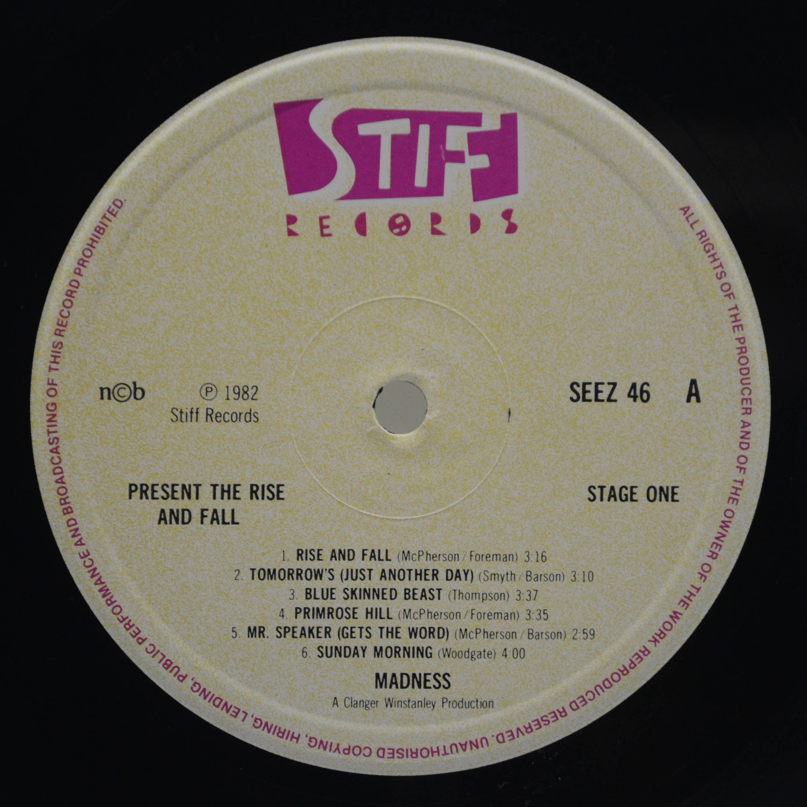 Madness — Presents The Rise & Fall, 1982