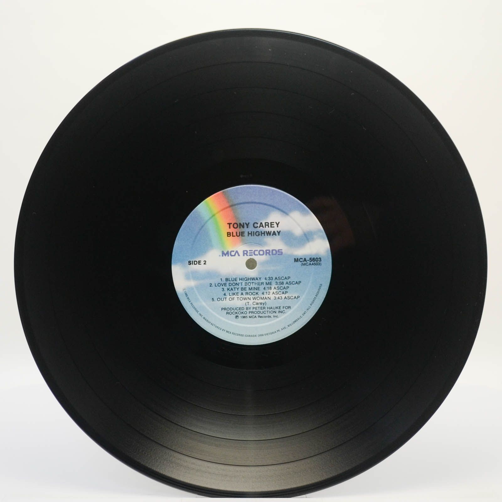 Tony Carey — Blue Highway, 1985