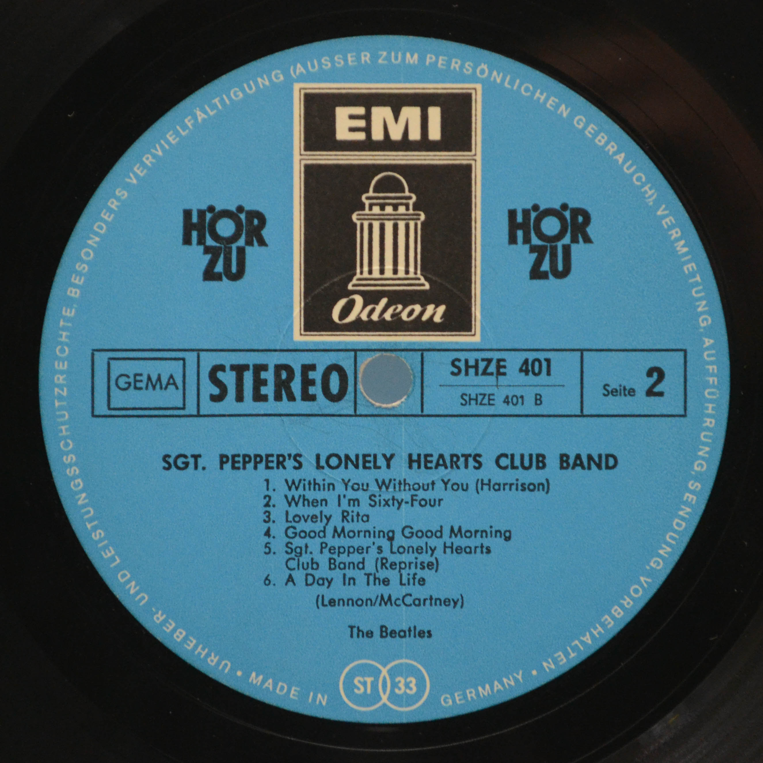 Beatles — Sgt. Pepper's Lonely Hearts Club Band, 1967