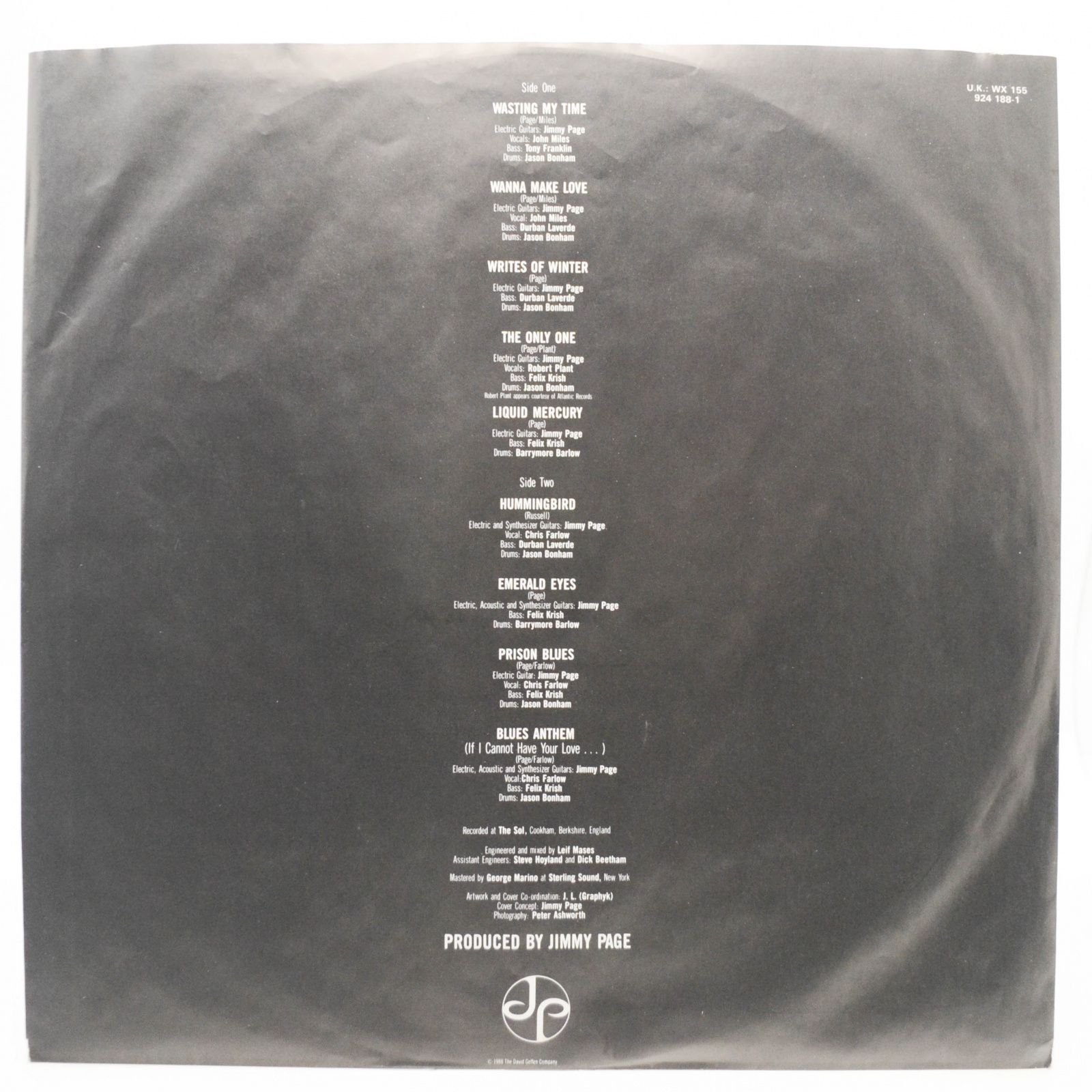 Jimmy Page — Outrider, 1988