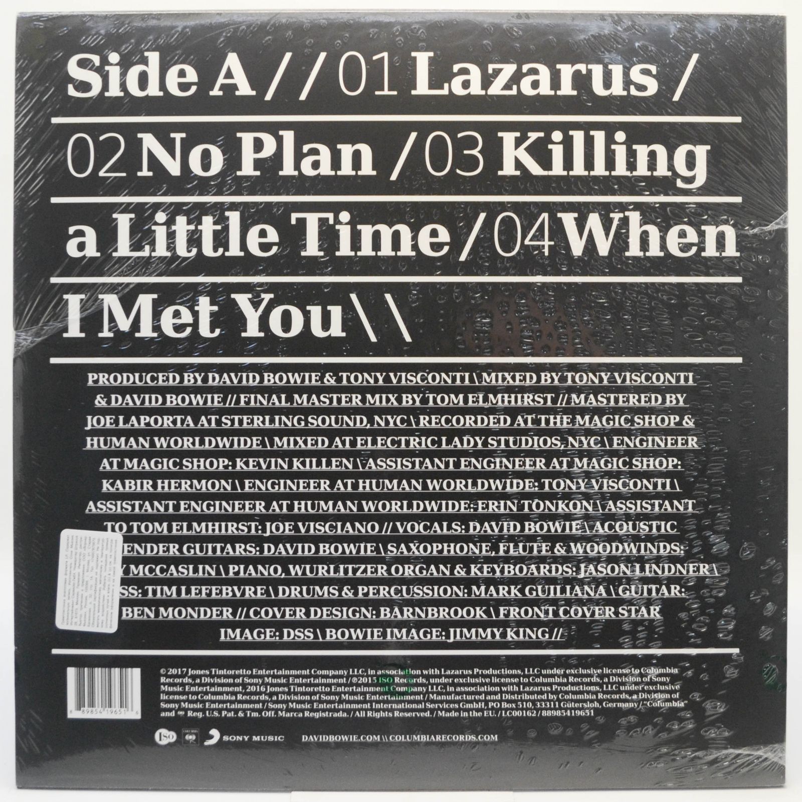 David Bowie — No Plan EP, 2017