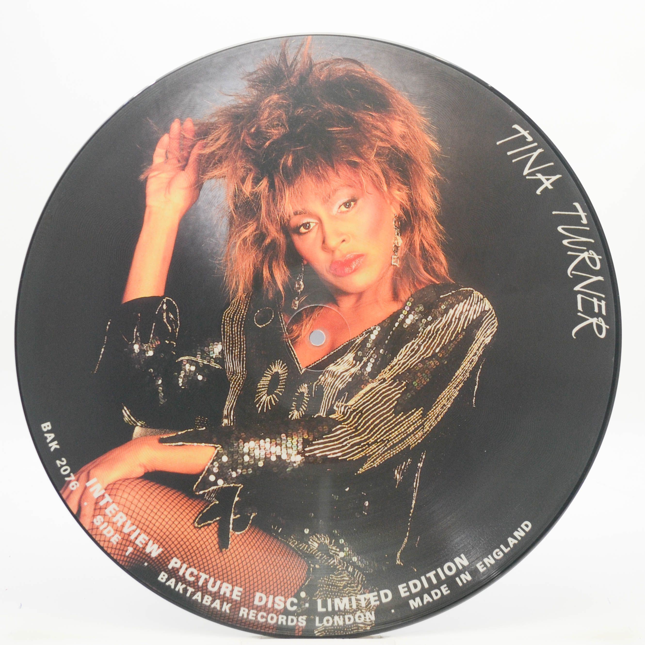 Tina Turner — Limited Edition Interview Picture Disc, 1985