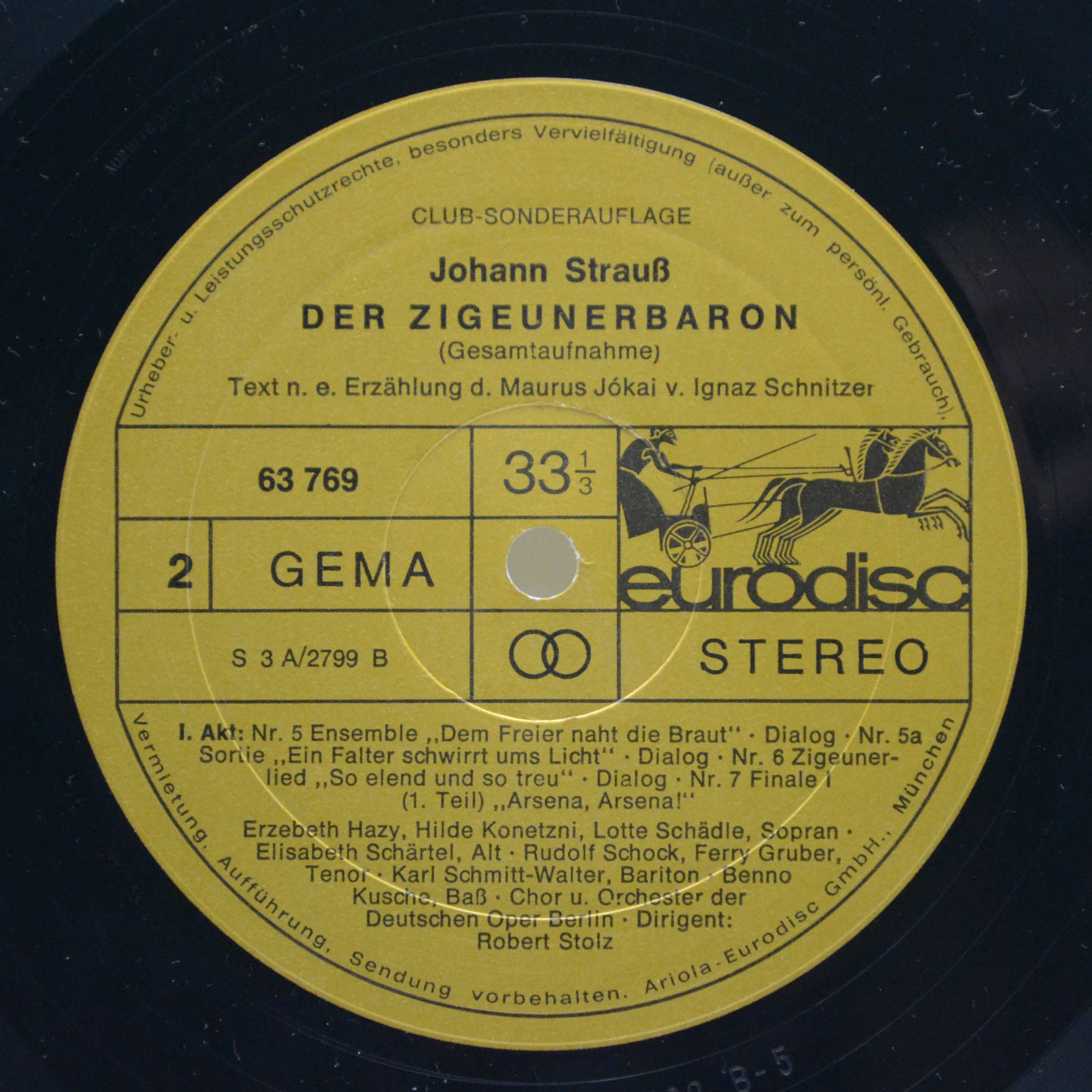 Johann Strauß, Robert Stolz — Der Zigeunerbaron (2LP), 1964