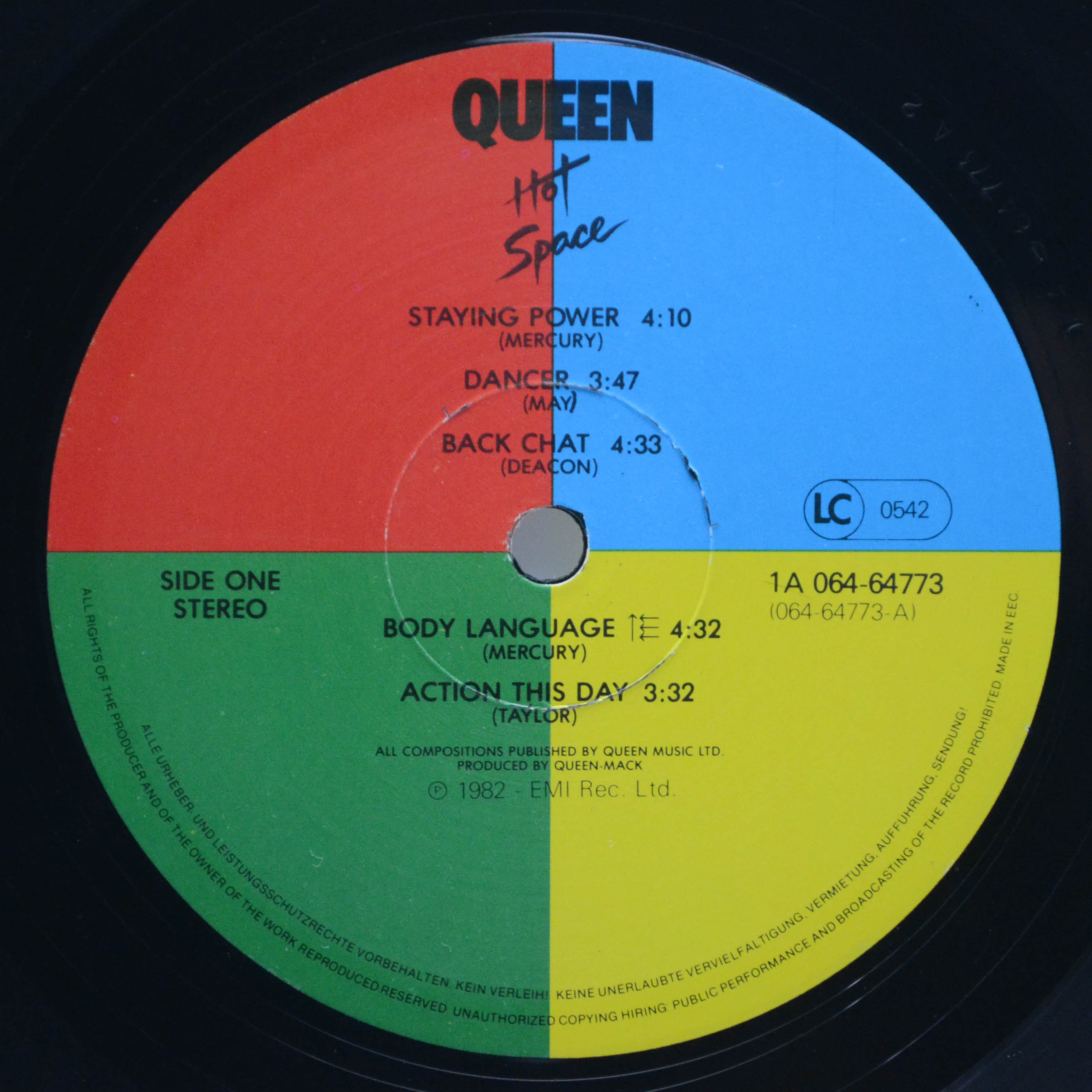 Queen — Hot Space, 1982