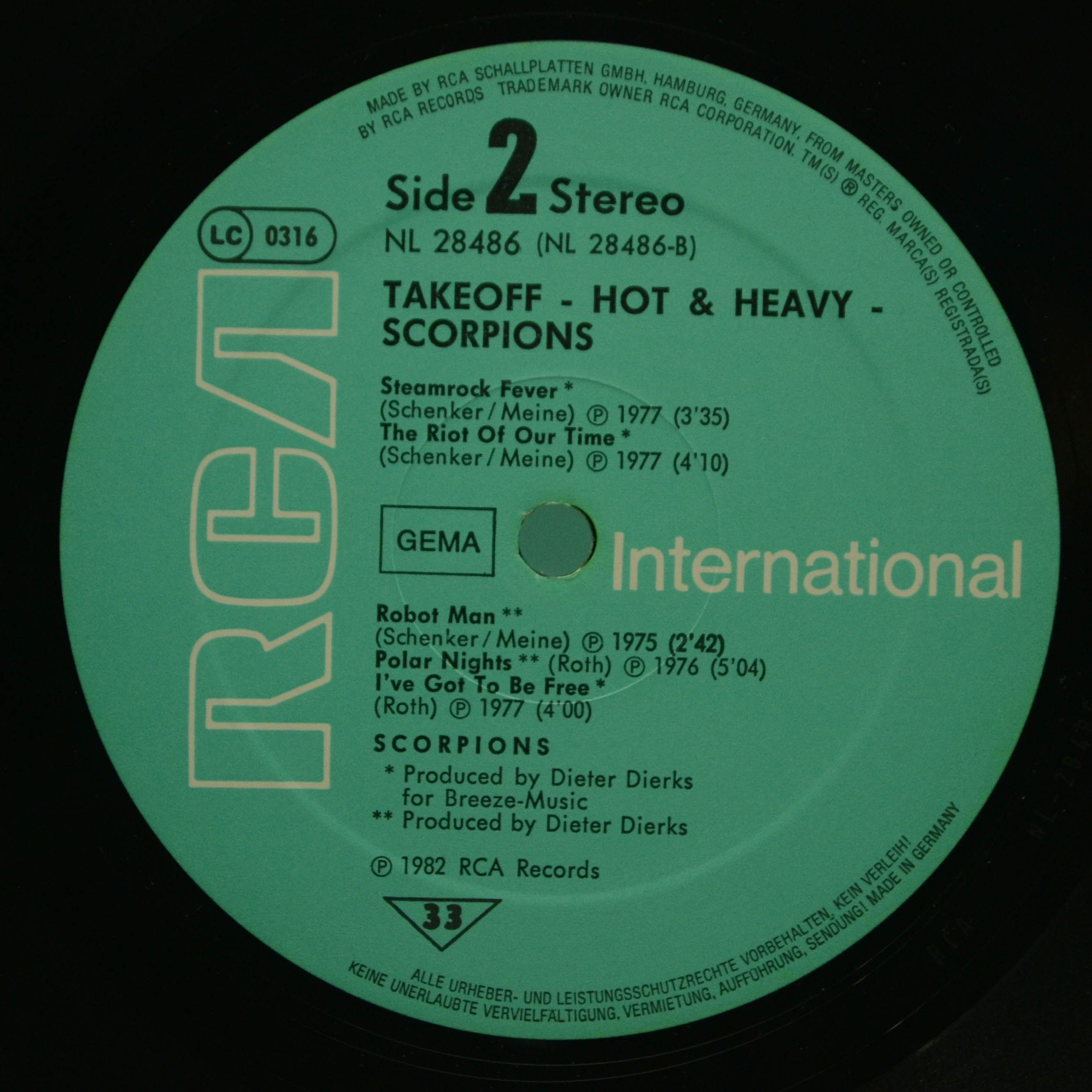 Scorpions — Hot & Heavy, 1982