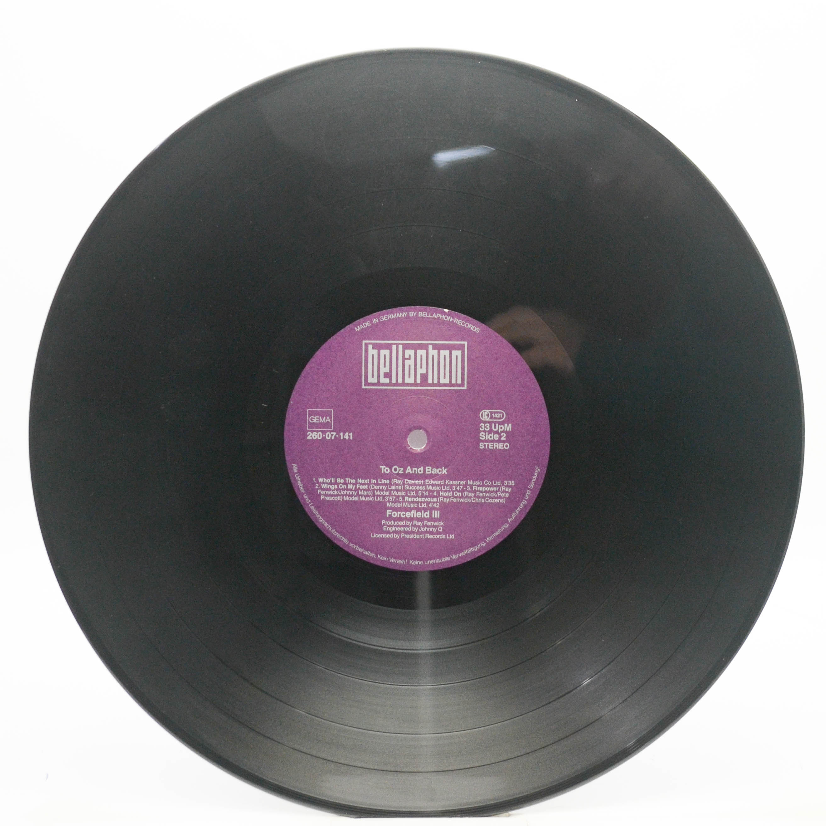 Forcefield — To Oz And Back, 1990