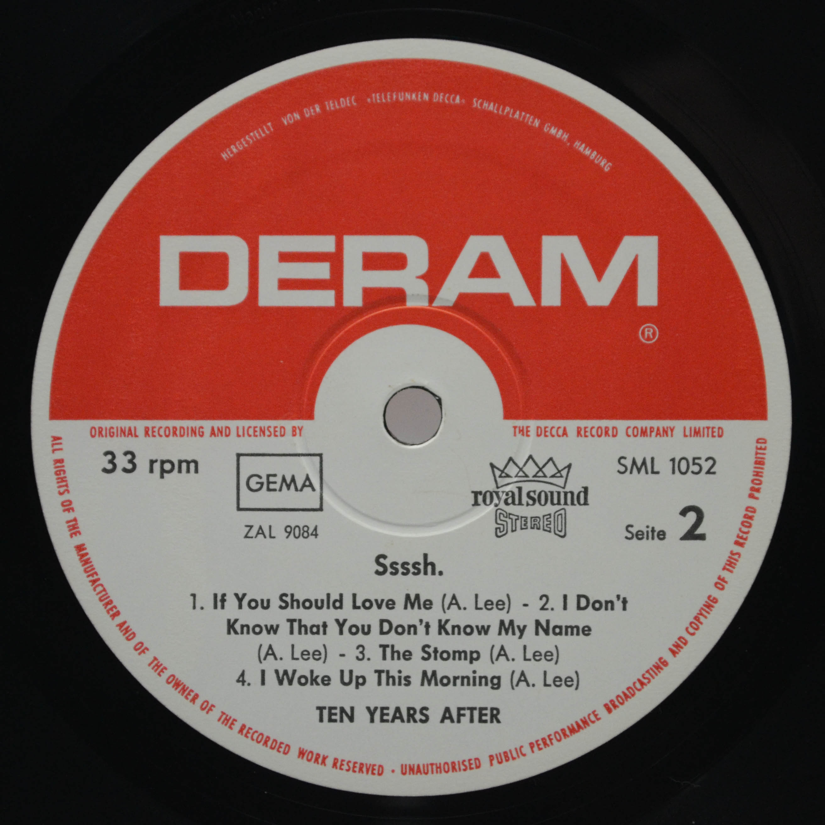 Ten Years After — Ssssh., 1969