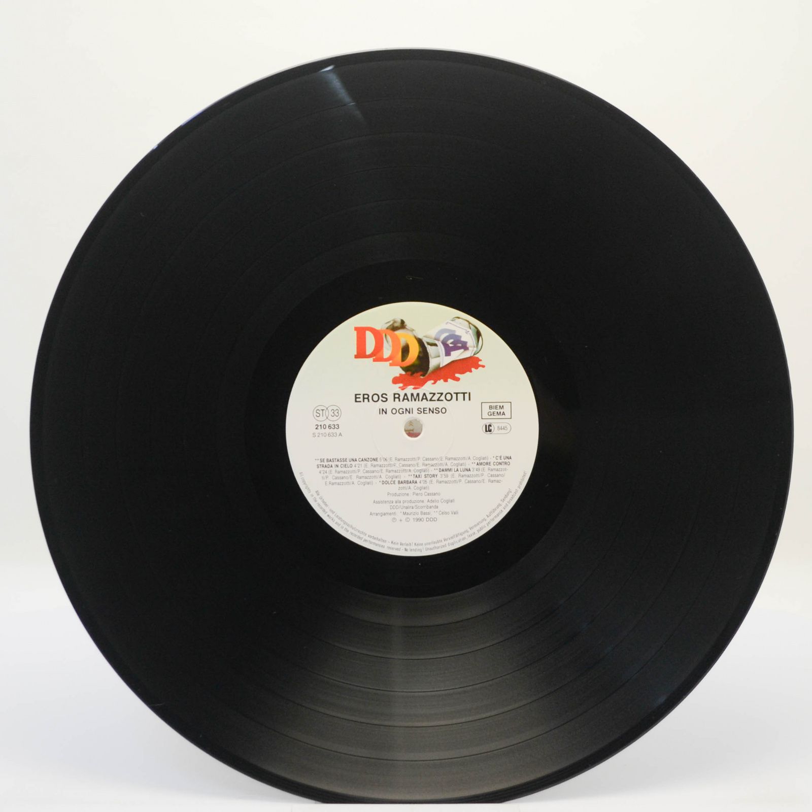 Eros Ramazzotti — In Ogni Senso, 1990