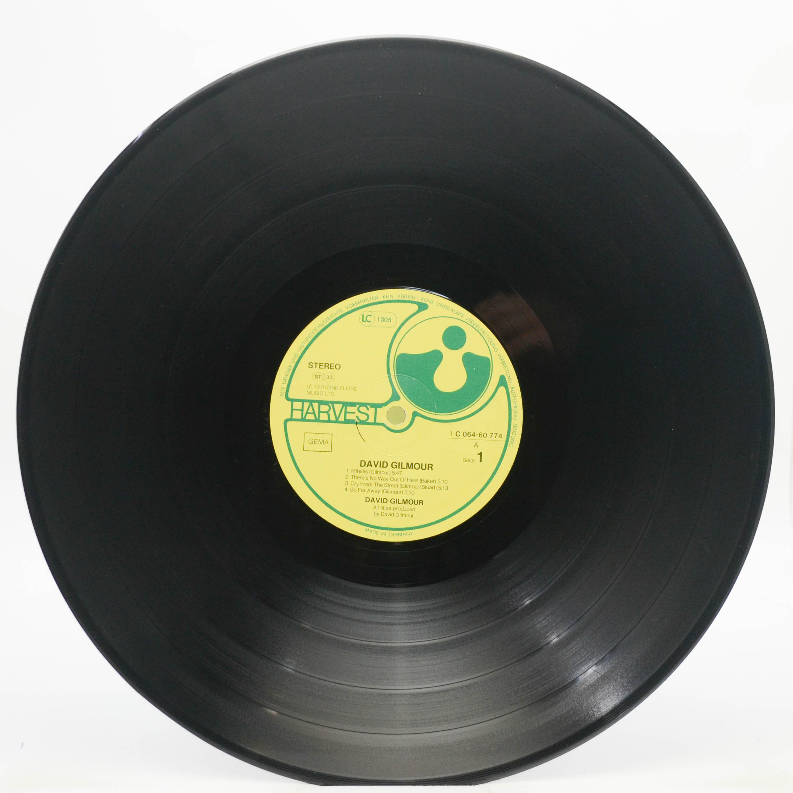 David Gilmour — David Gilmour, 1978