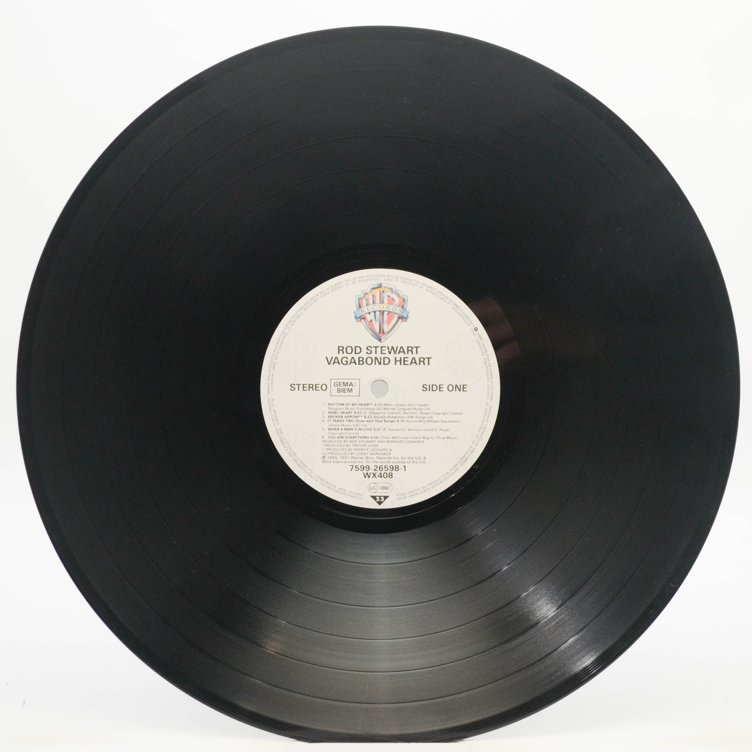 Rod Stewart — Vagabond Heart, 1991