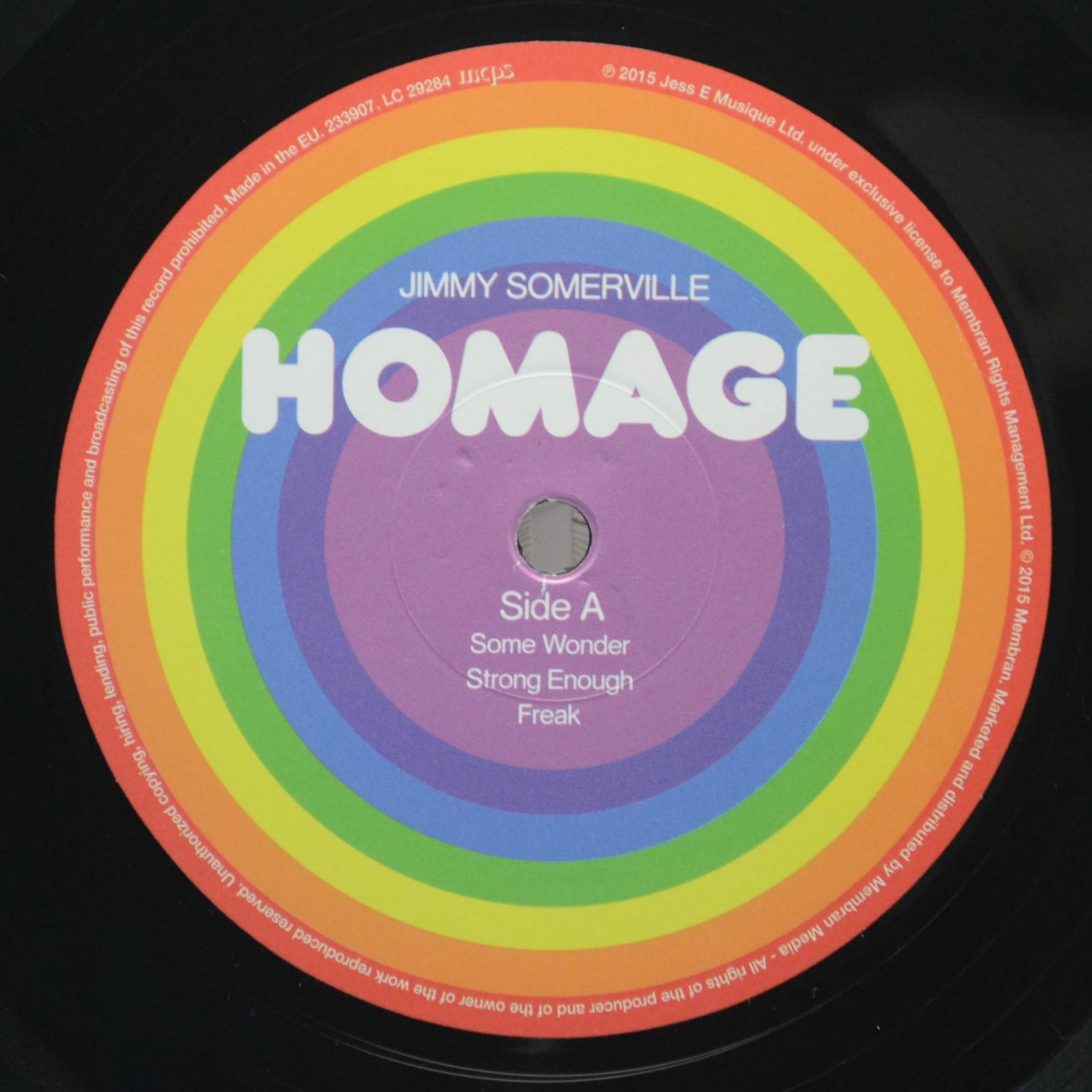 Jimmy Somerville — Homage (2LP), 2015