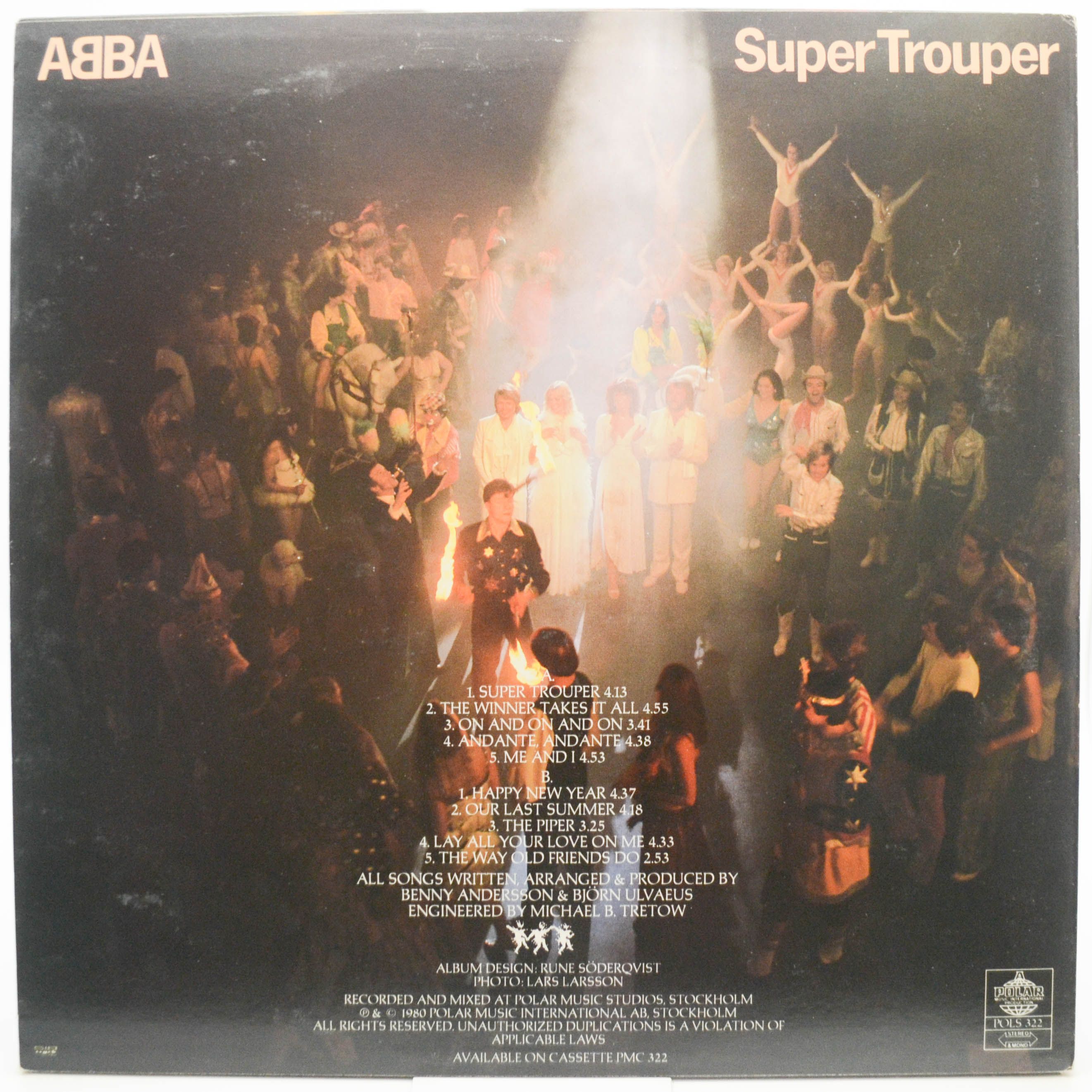 ABBA — Super Trouper (1-st, Sweden), 1980