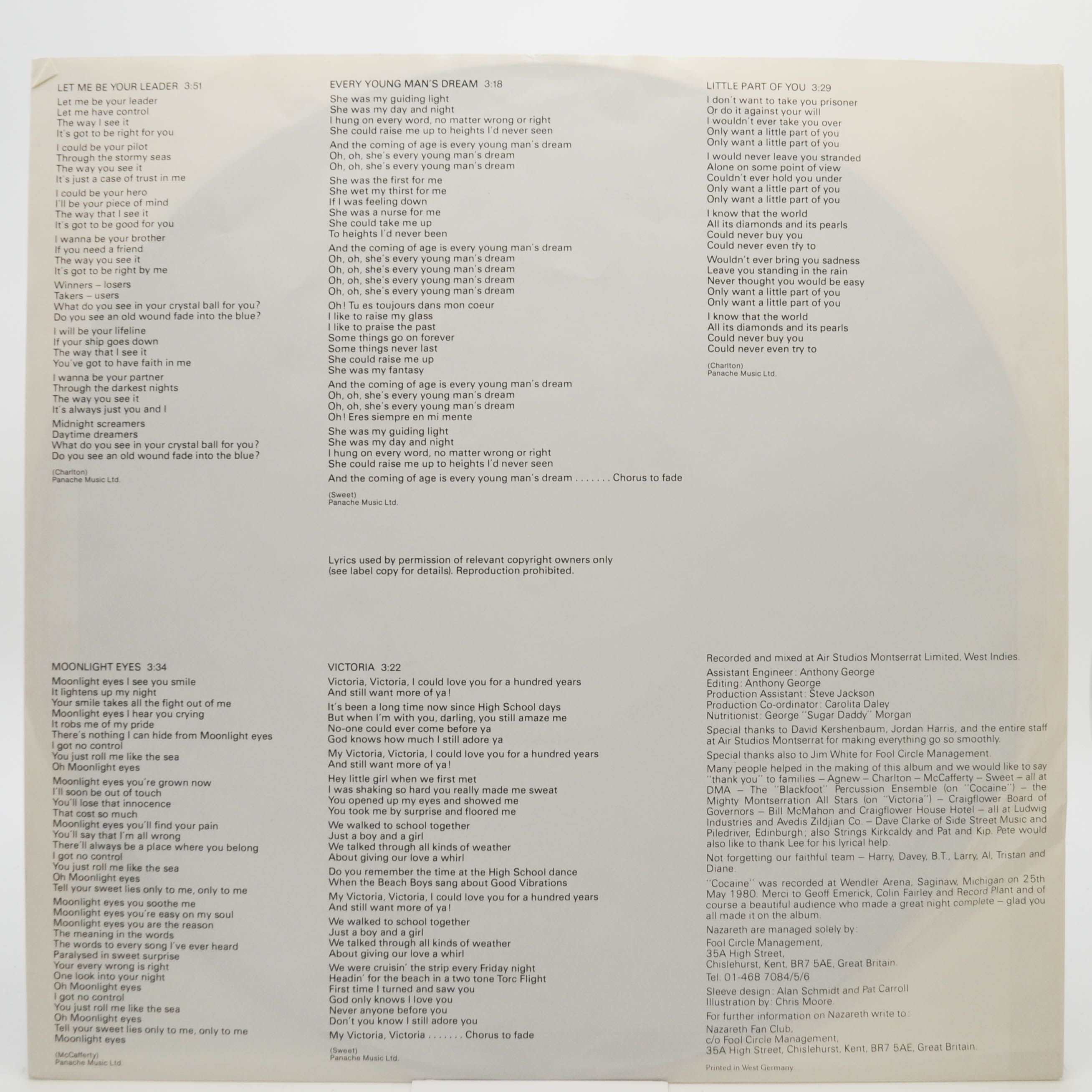 Nazareth — The Fool Circle, 1981