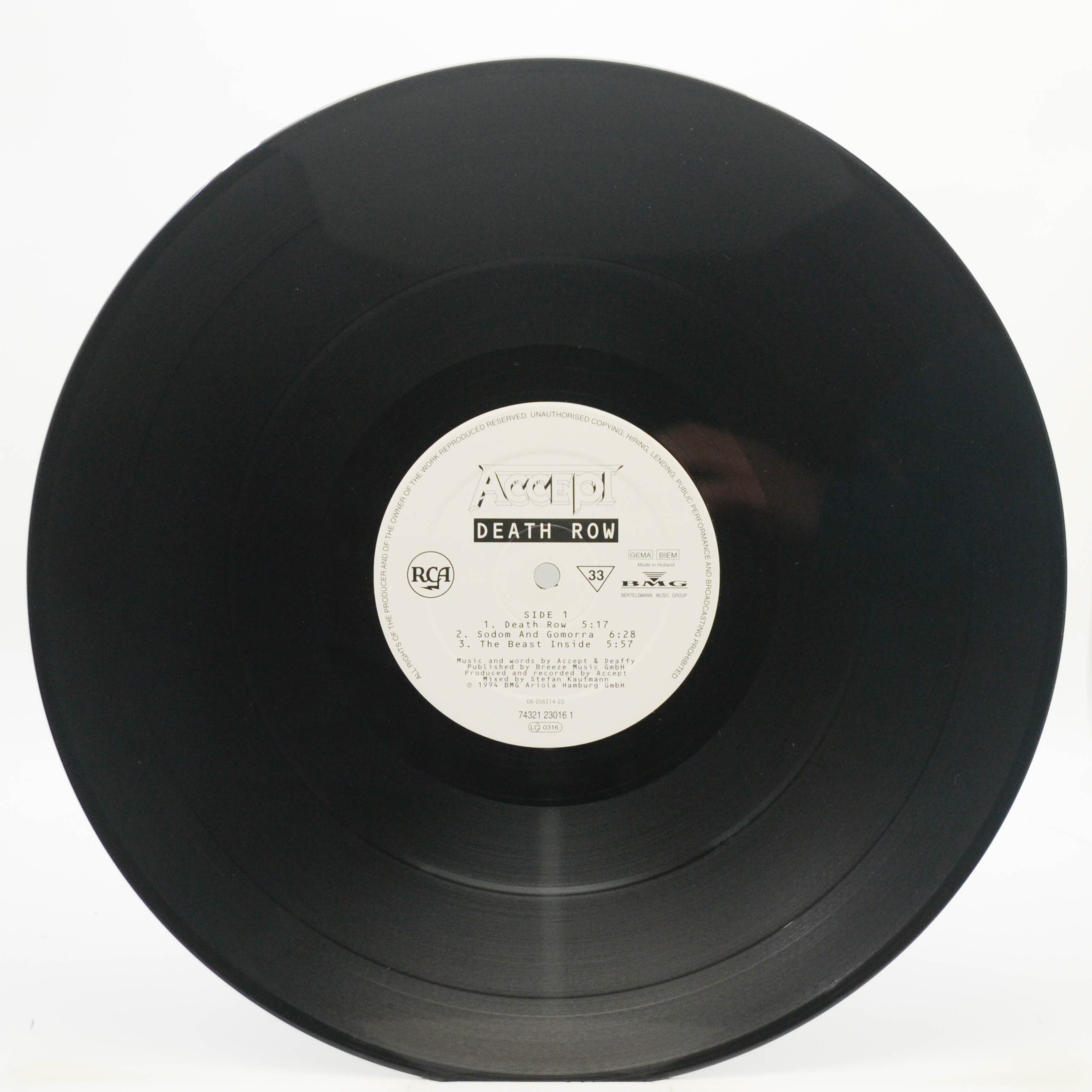 Accept — Death Row (2LP), 1994