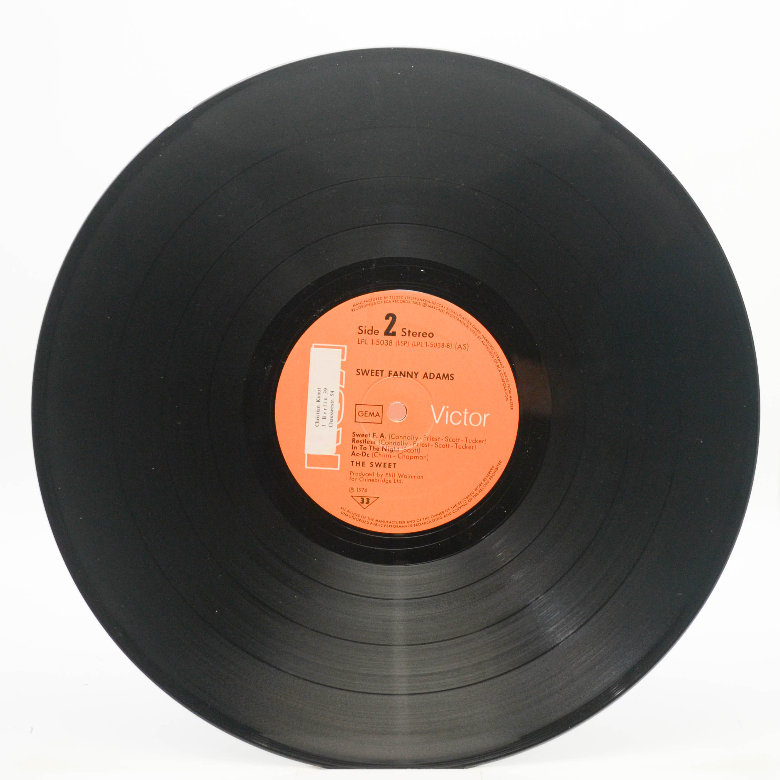 Sweet — Sweet Fanny Adams, 1974