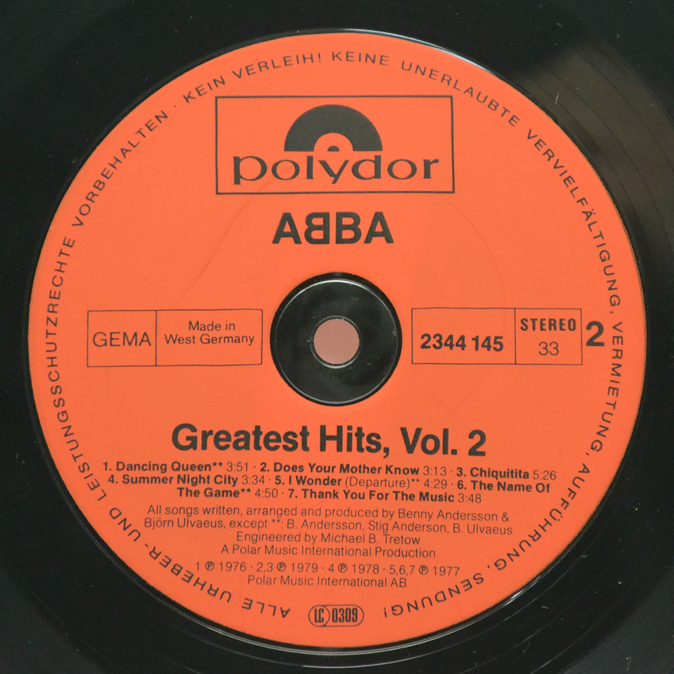 ABBA — Greatest Hits Vol. 2, 1979