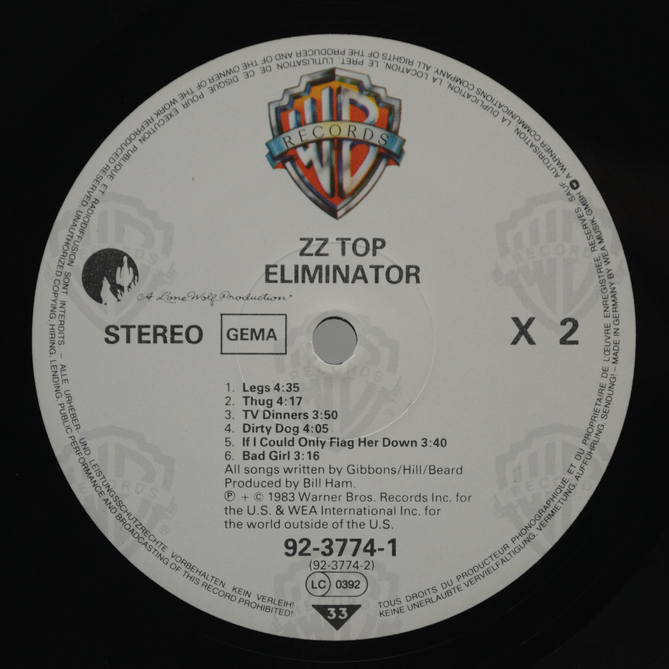 ZZ Top — Eliminator, 1983