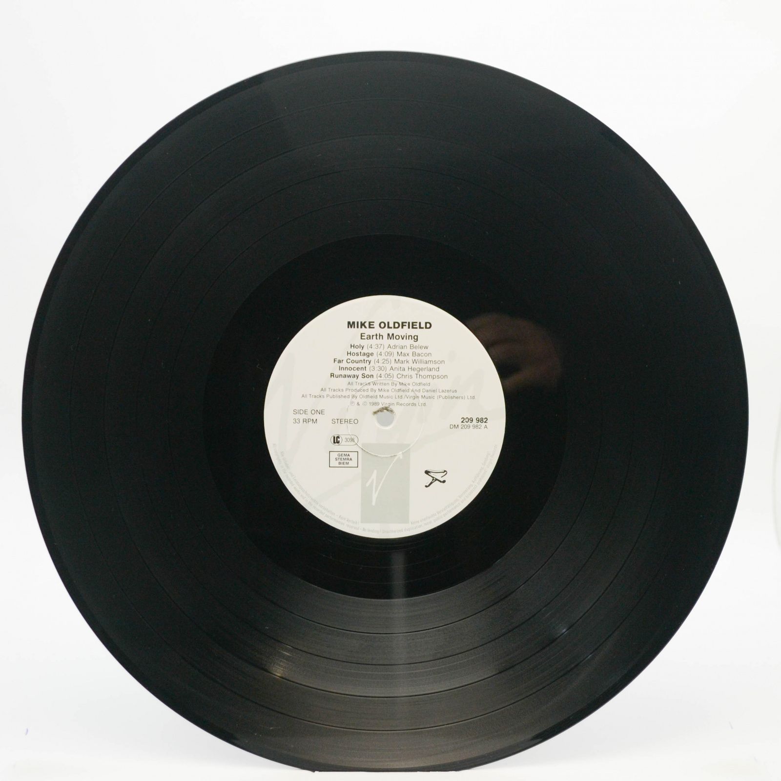 Mike Oldfield — Earth Moving, 1989