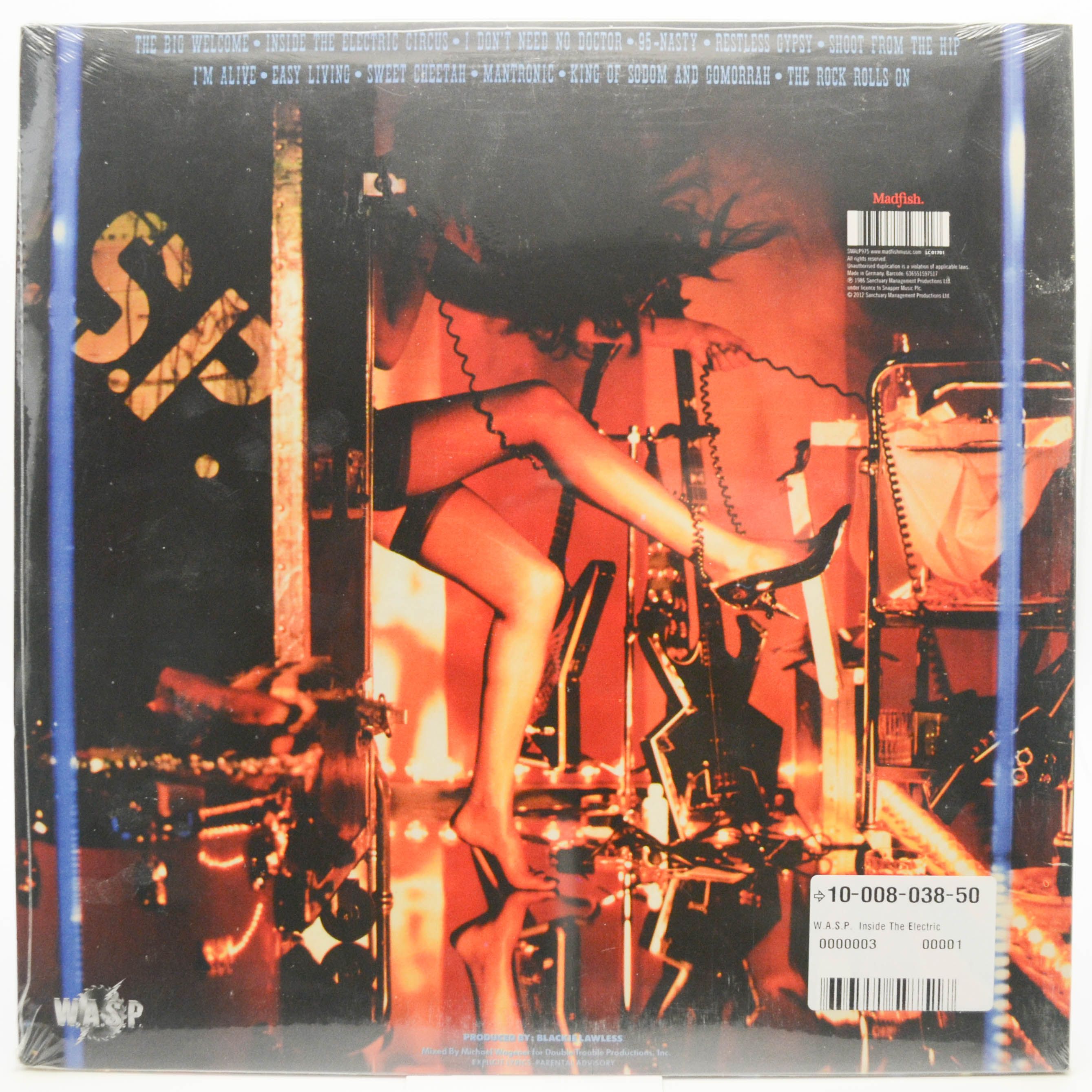 W.A.S.P. — Inside The Electric Circus, 1986