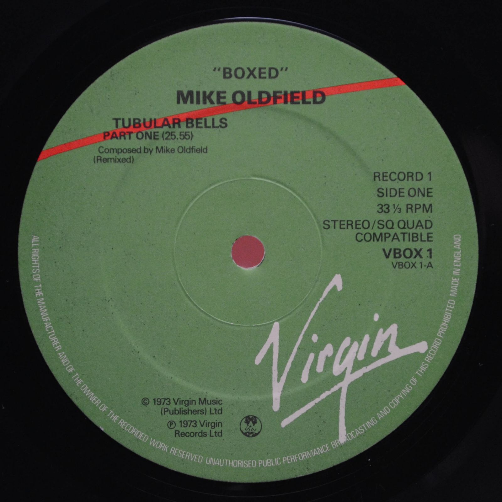 Mike Oldfield — Boxed (Box-set, UK), 1976