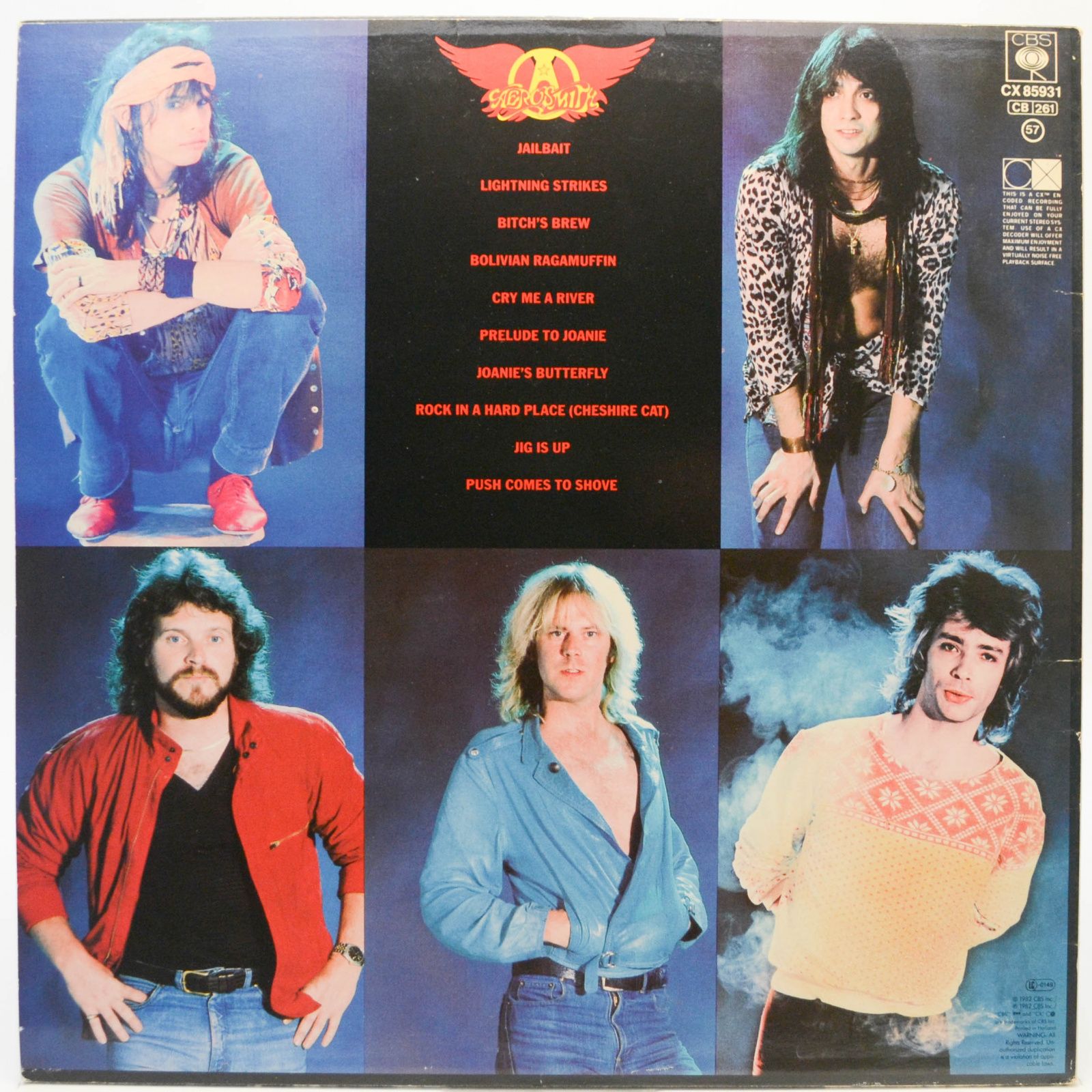 Aerosmith — Rock In A Hard Place, 1982