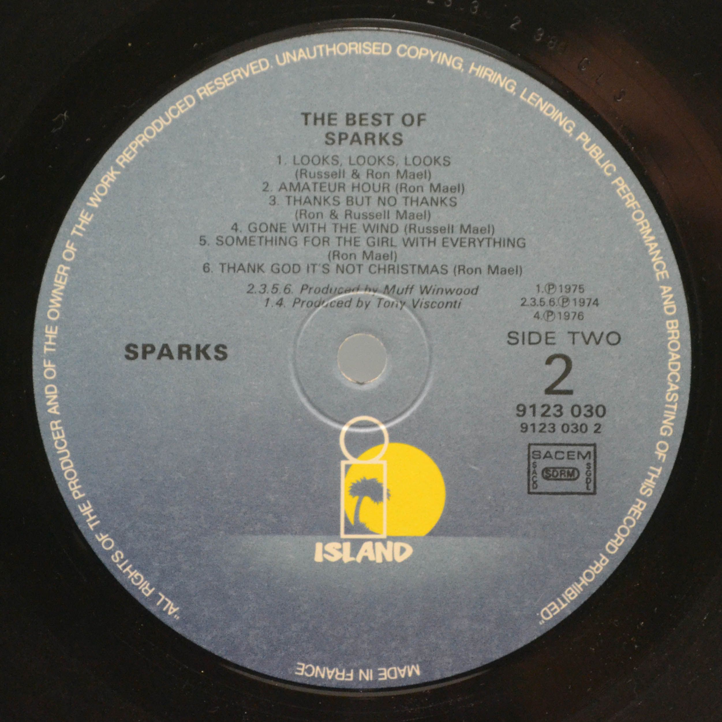 Sparks — The Best Of Sparks, 1978