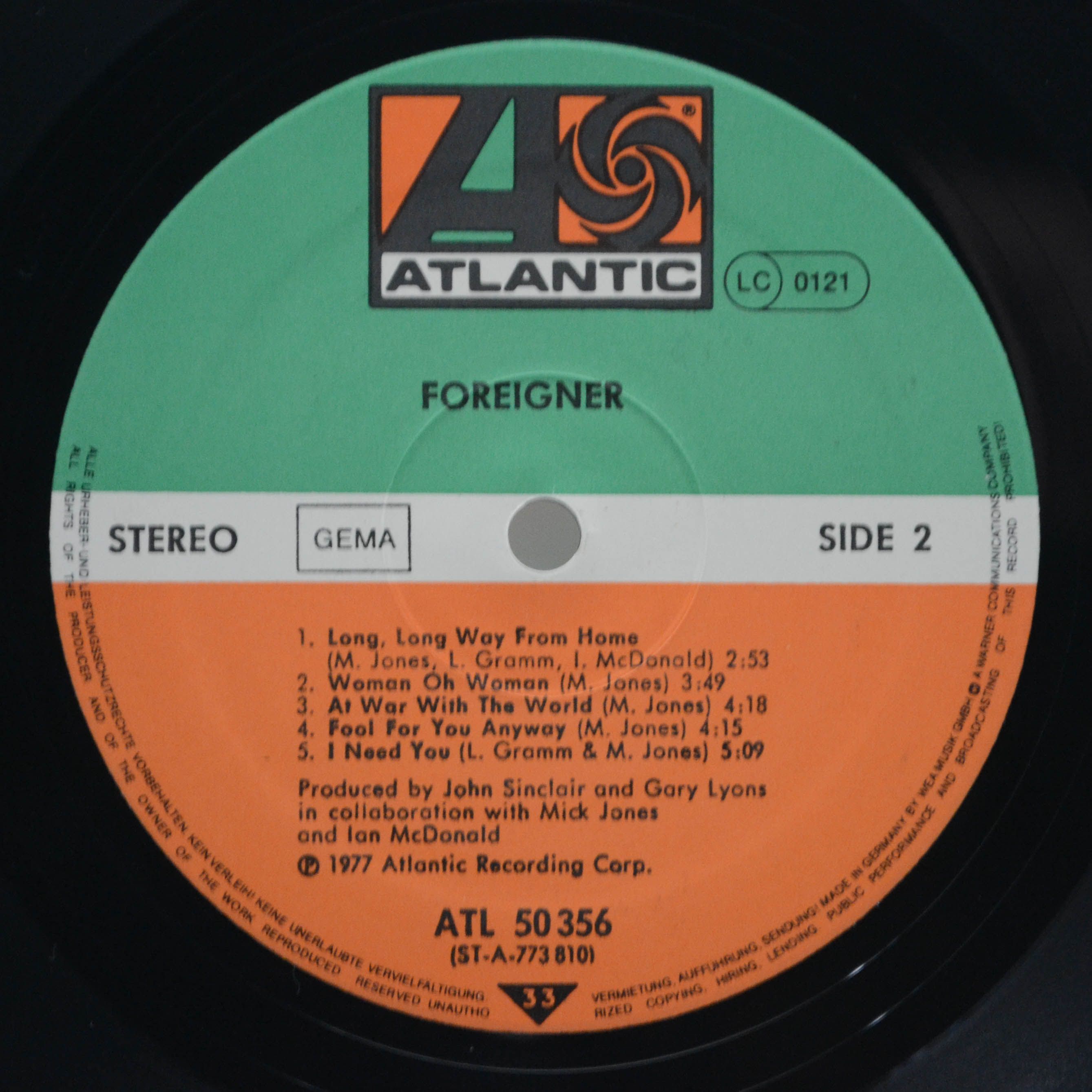 Foreigner — Foreigner, 1977