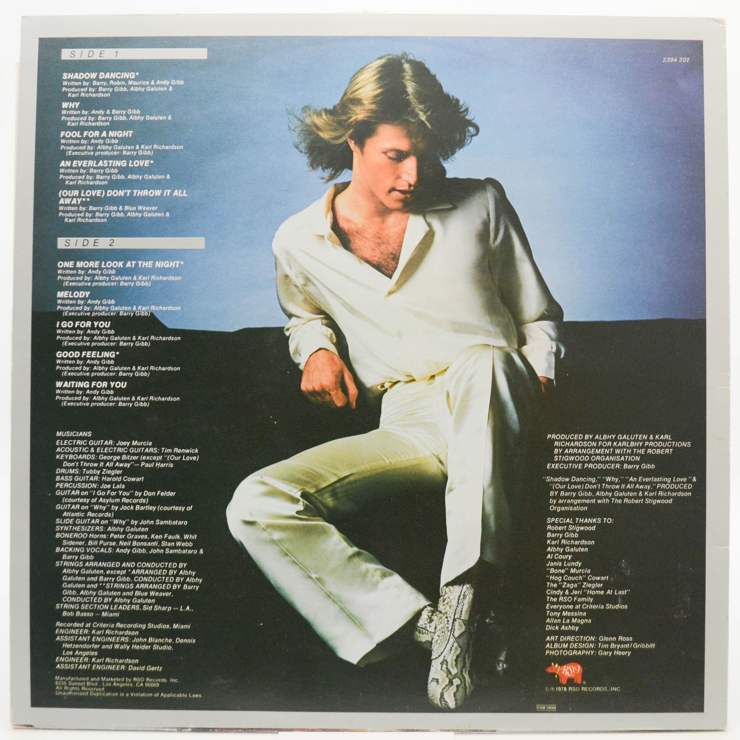 Andy Gibb — Shadow Dancing, 1978