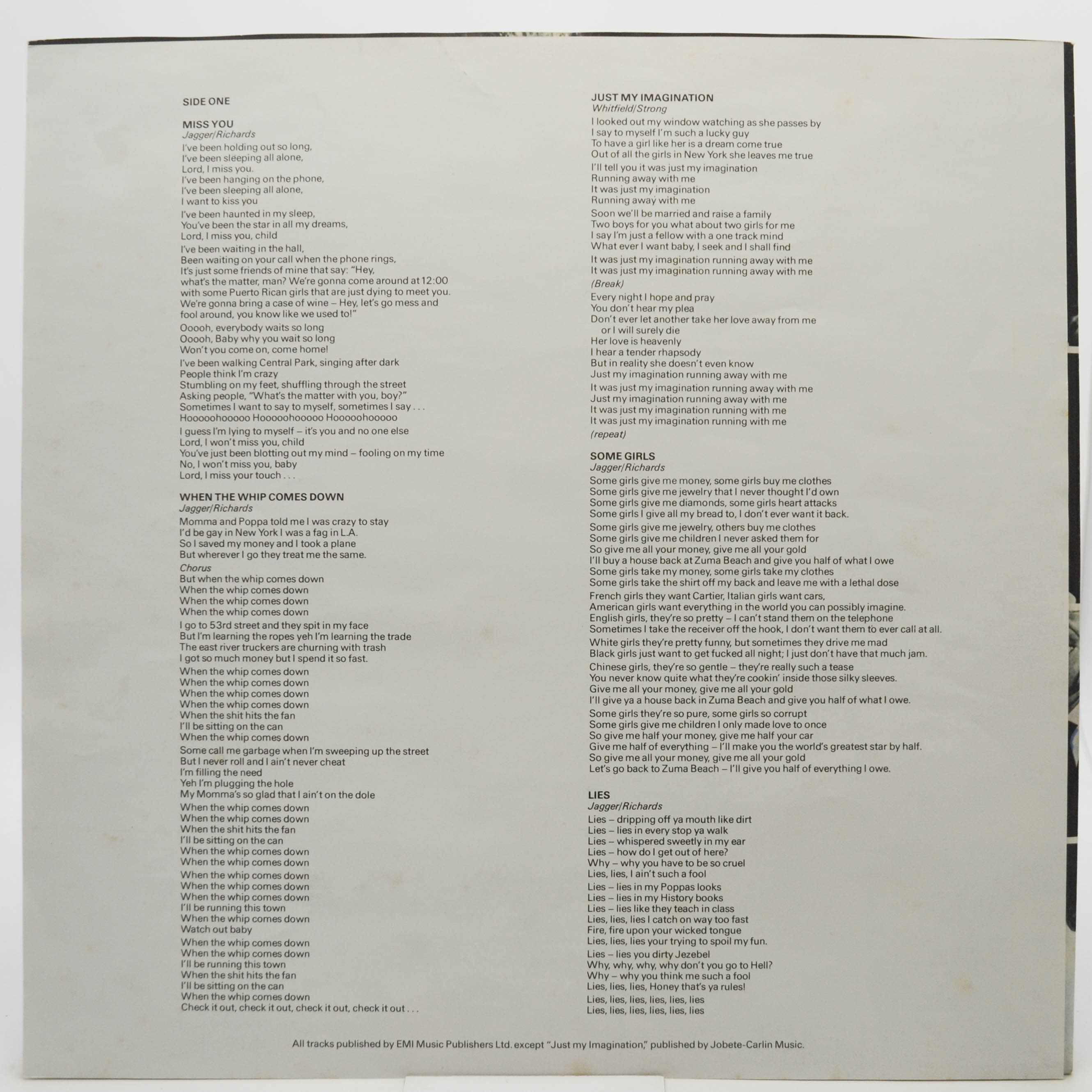 Rolling Stones — Some Girls, 1978