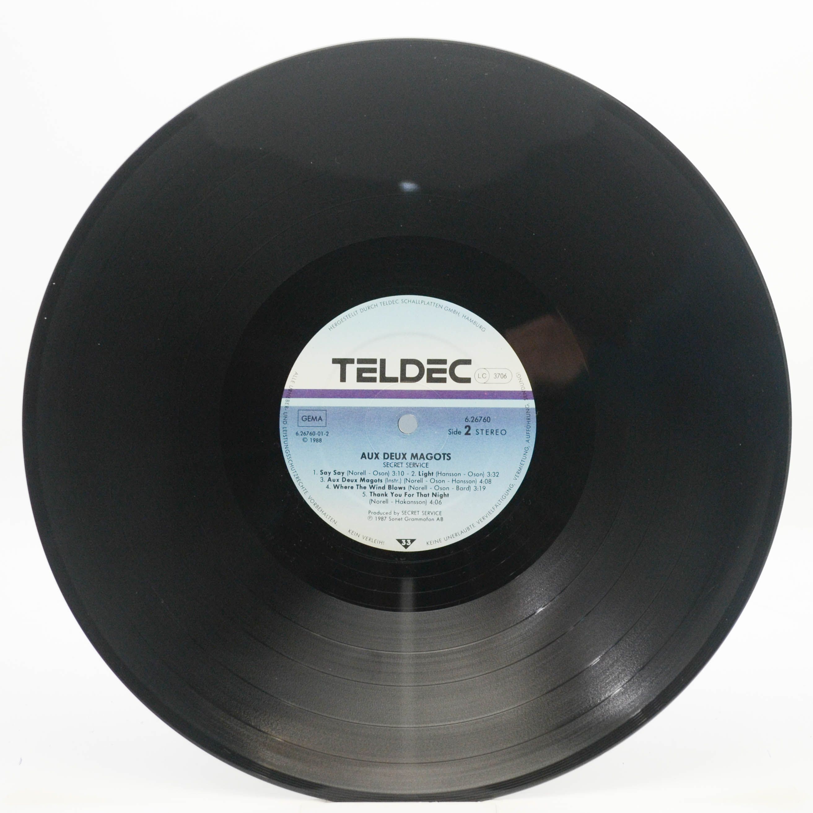 Secret Service — Aux Deux Magots, 1988