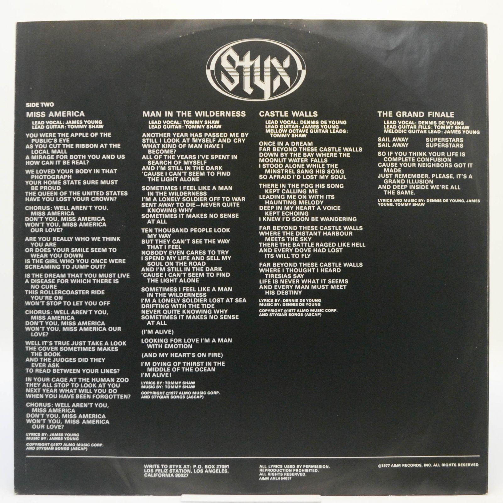 Styx — The Grand Illusion, 1977