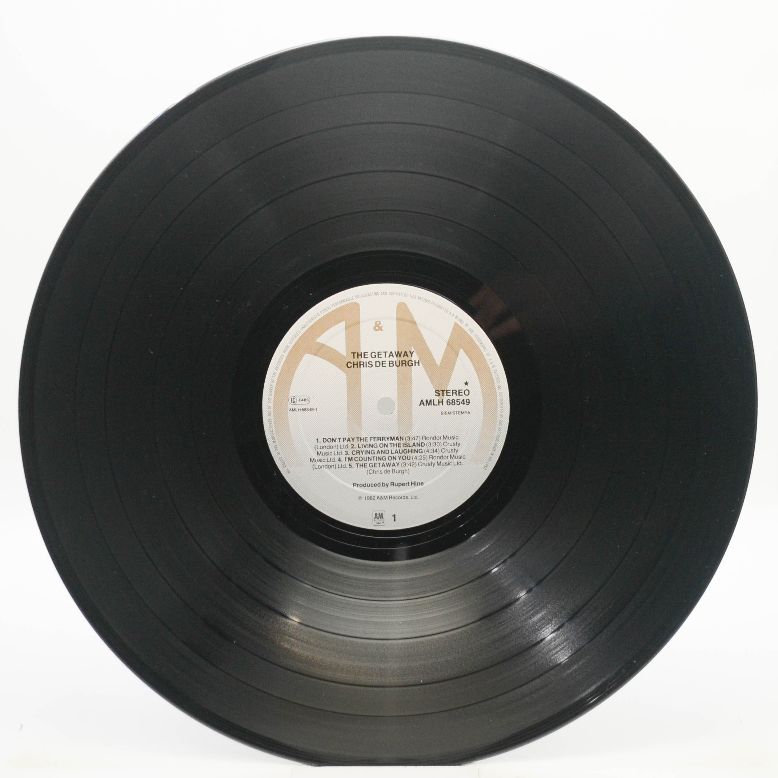 Chris de Burgh — The Getaway, 1982