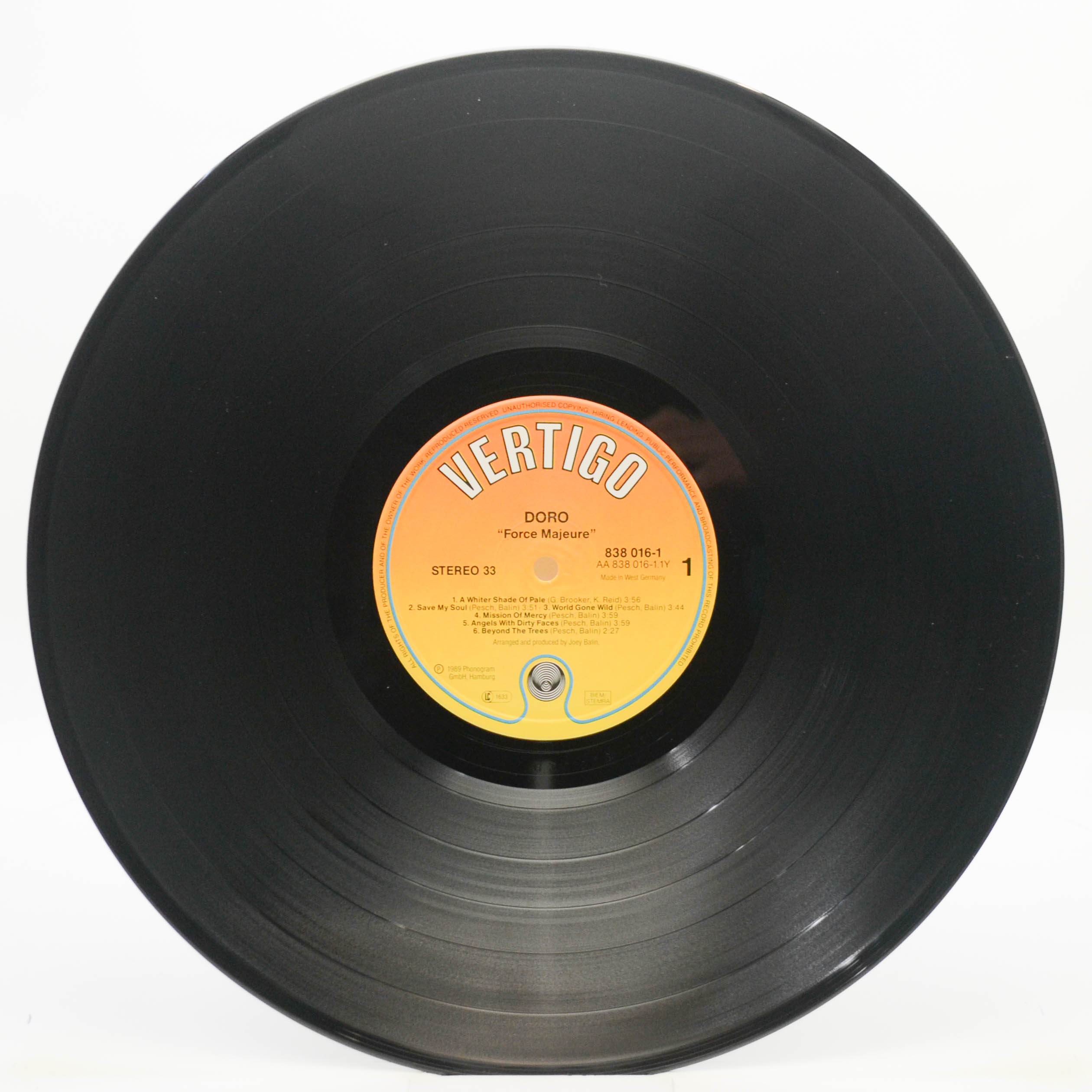 Doro — Force Majeure, 1989