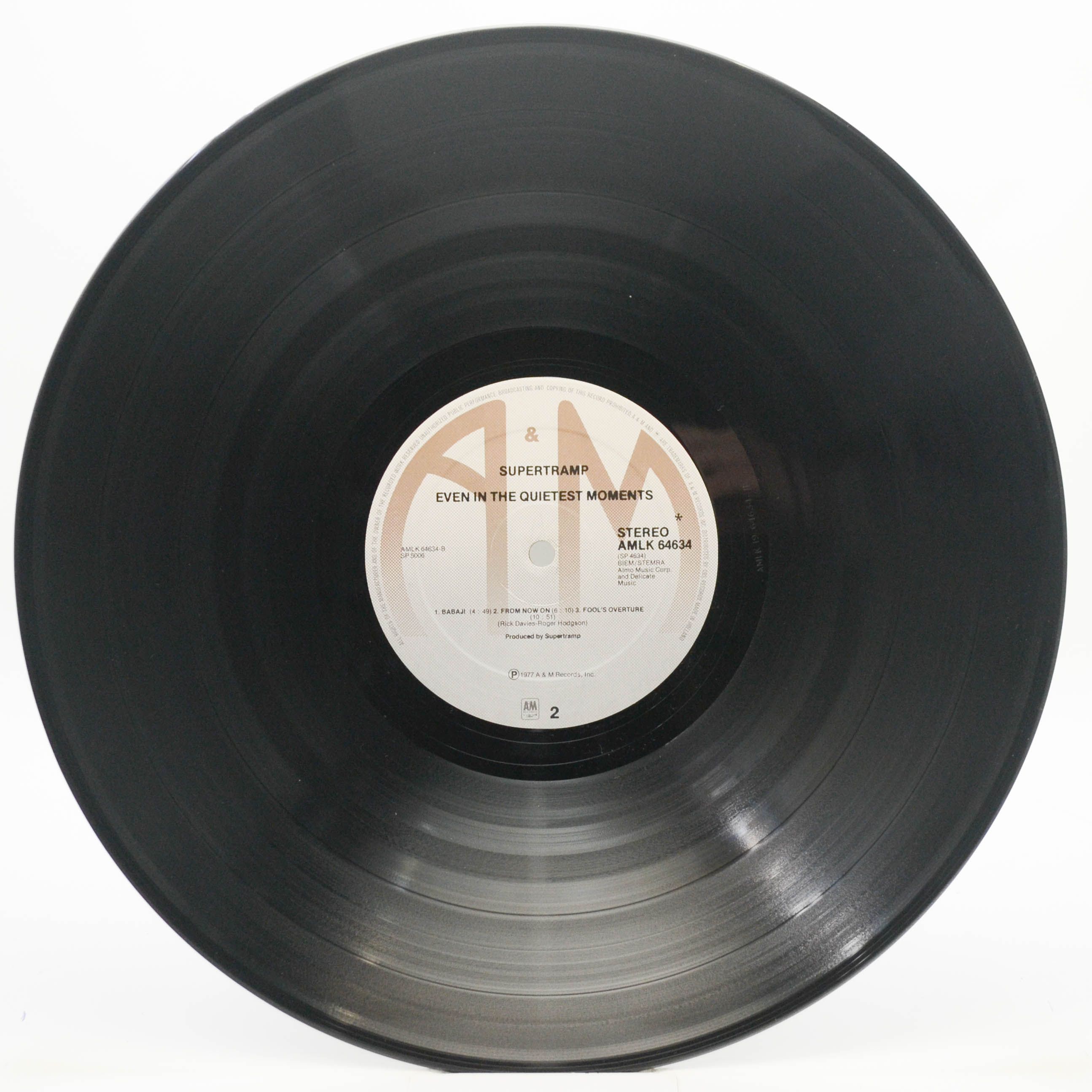 Supertramp — Even In The Quietest Moments..., 1977