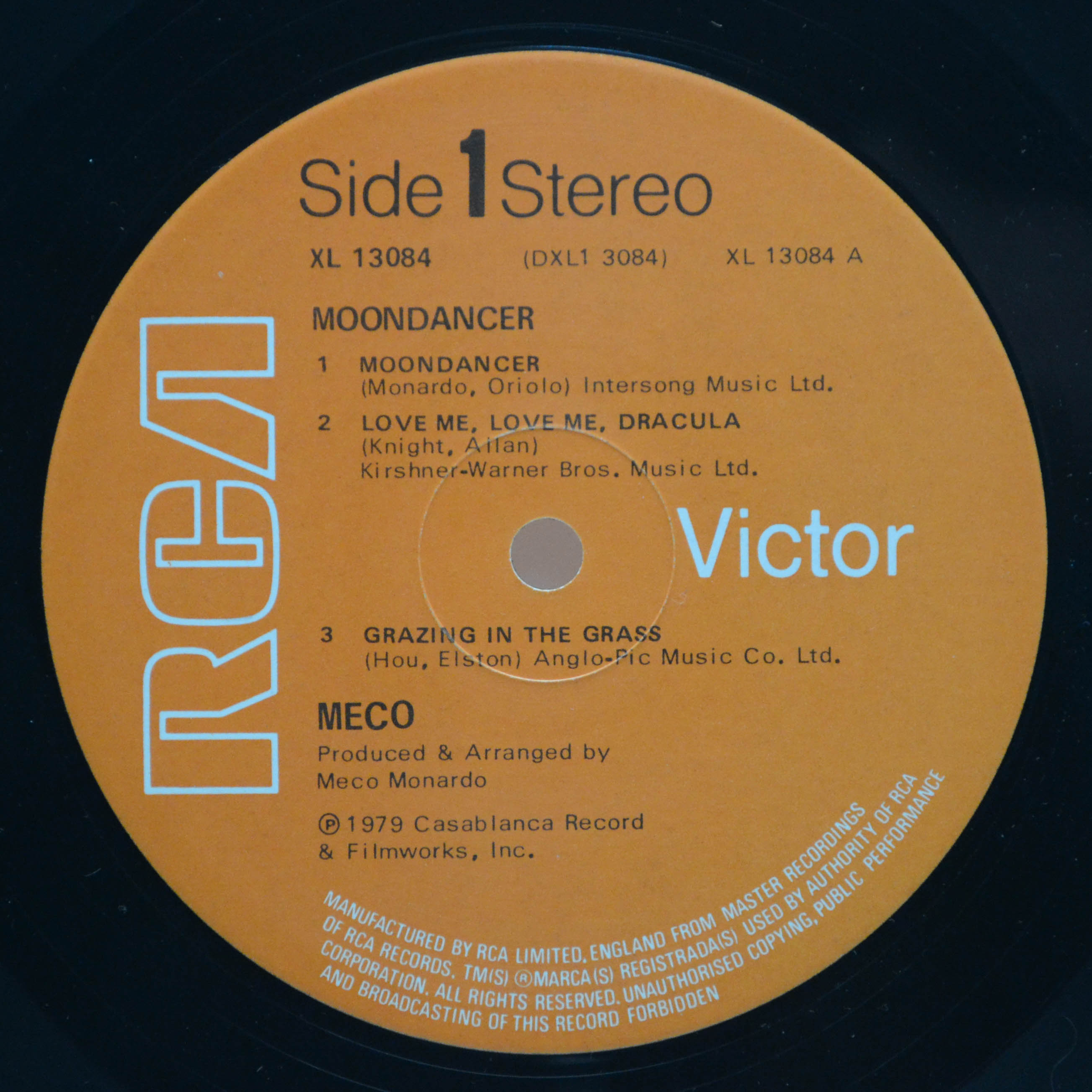 Meco — Moondancer (UK), 1979