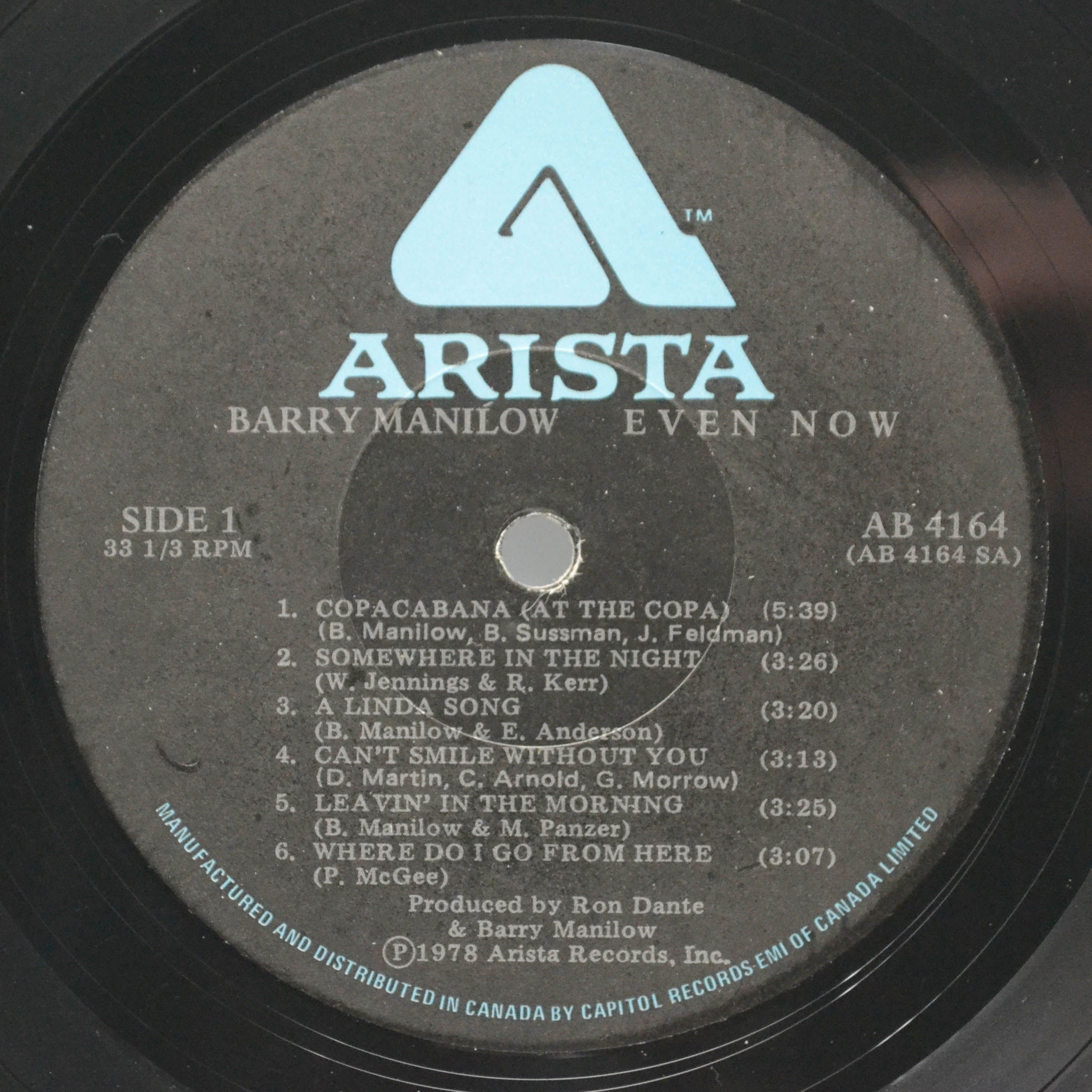 Barry Manilow — Even Now, 1978