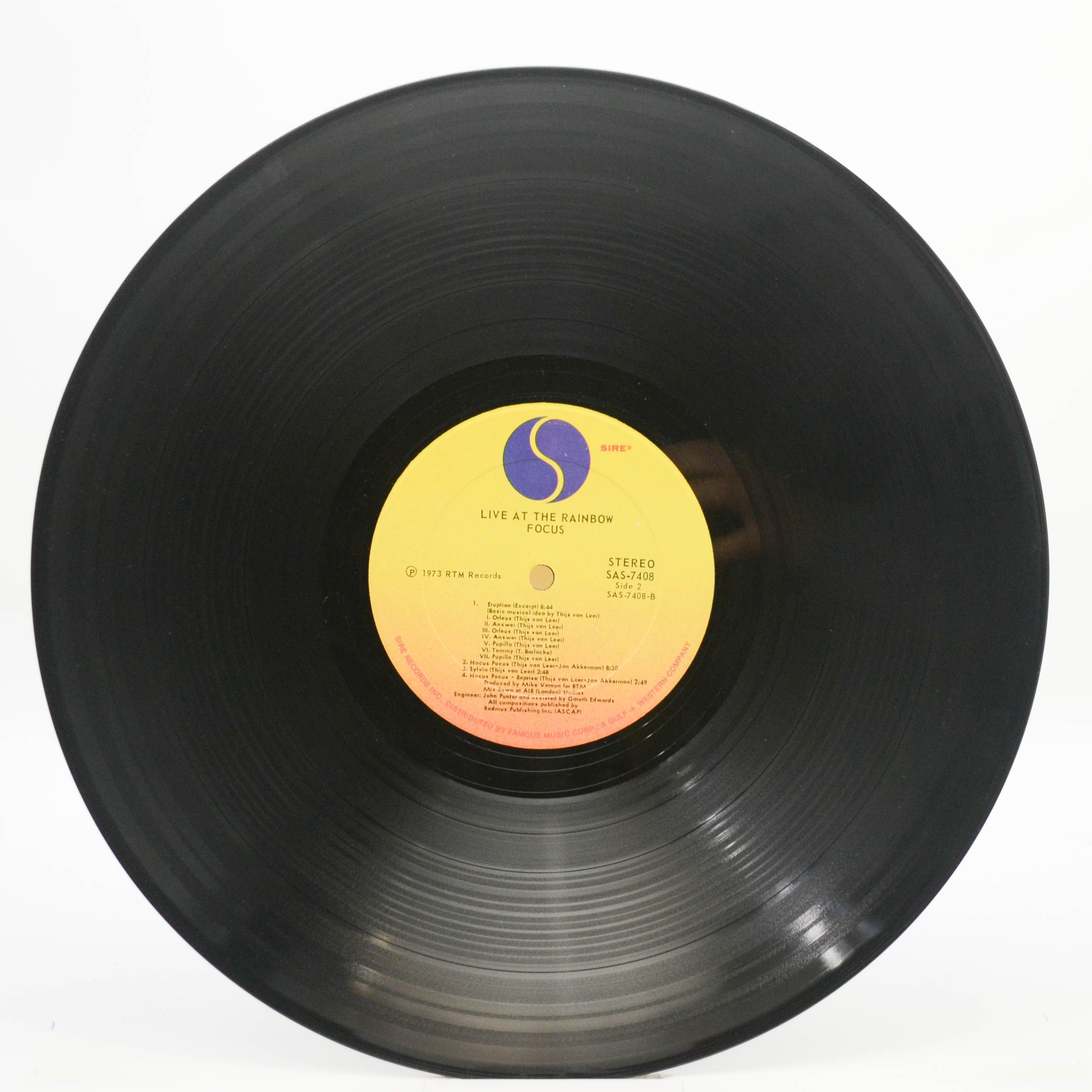 Focus — Live At The Rainbow (USA), 1973