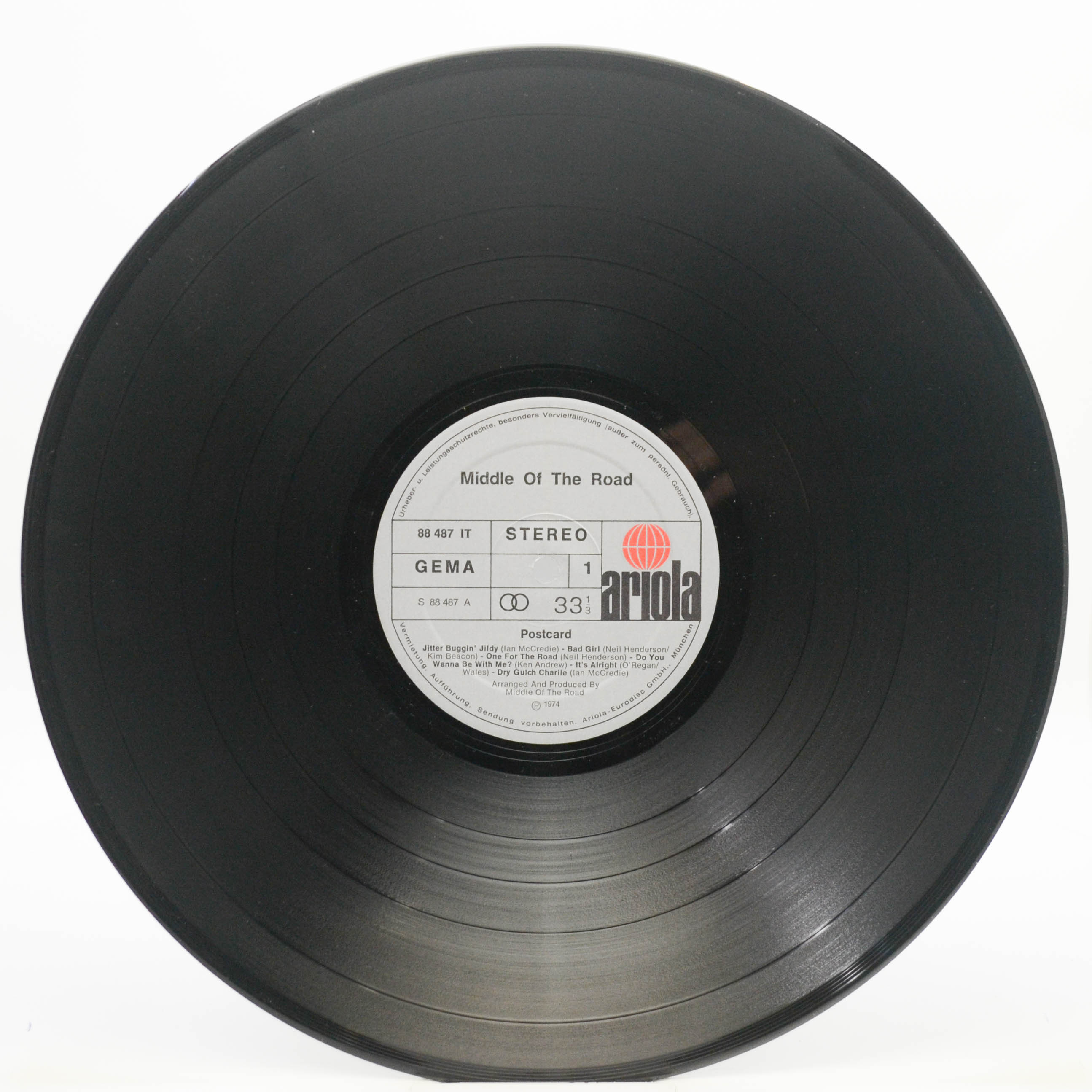 Middle Of The Road — Postcard, 1974