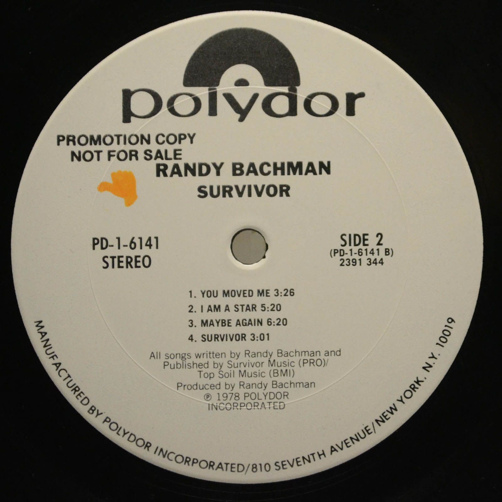 Randy Bachman — Survivor, 1978