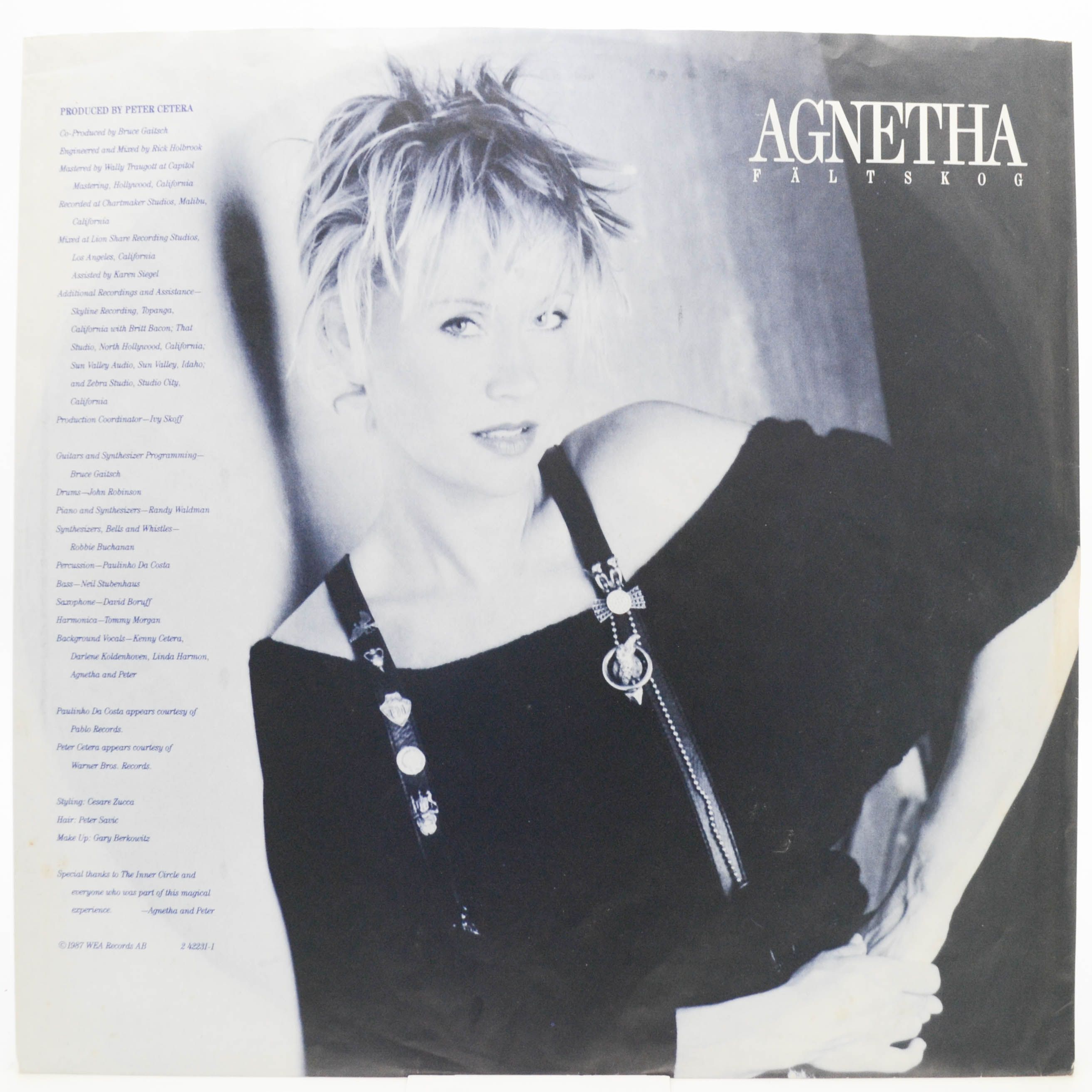 Agnetha Fältskog — I Stand Alone, 1987